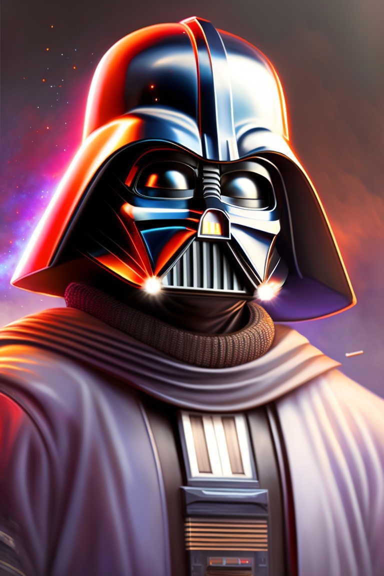 Lexica - Darth Vader As Doctor Who, Painting Oill