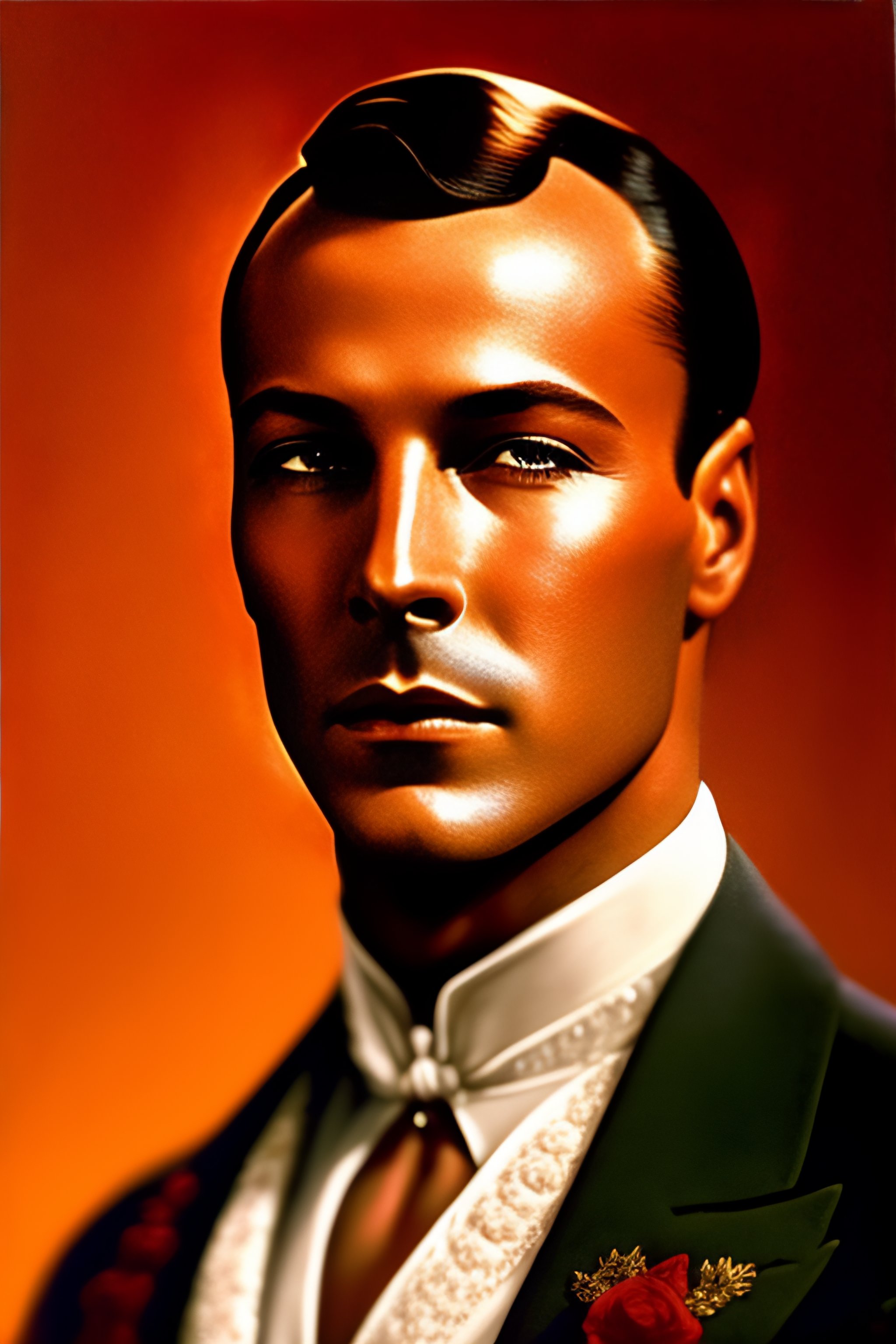 Lexica - Portrait of Rudolph Valentino