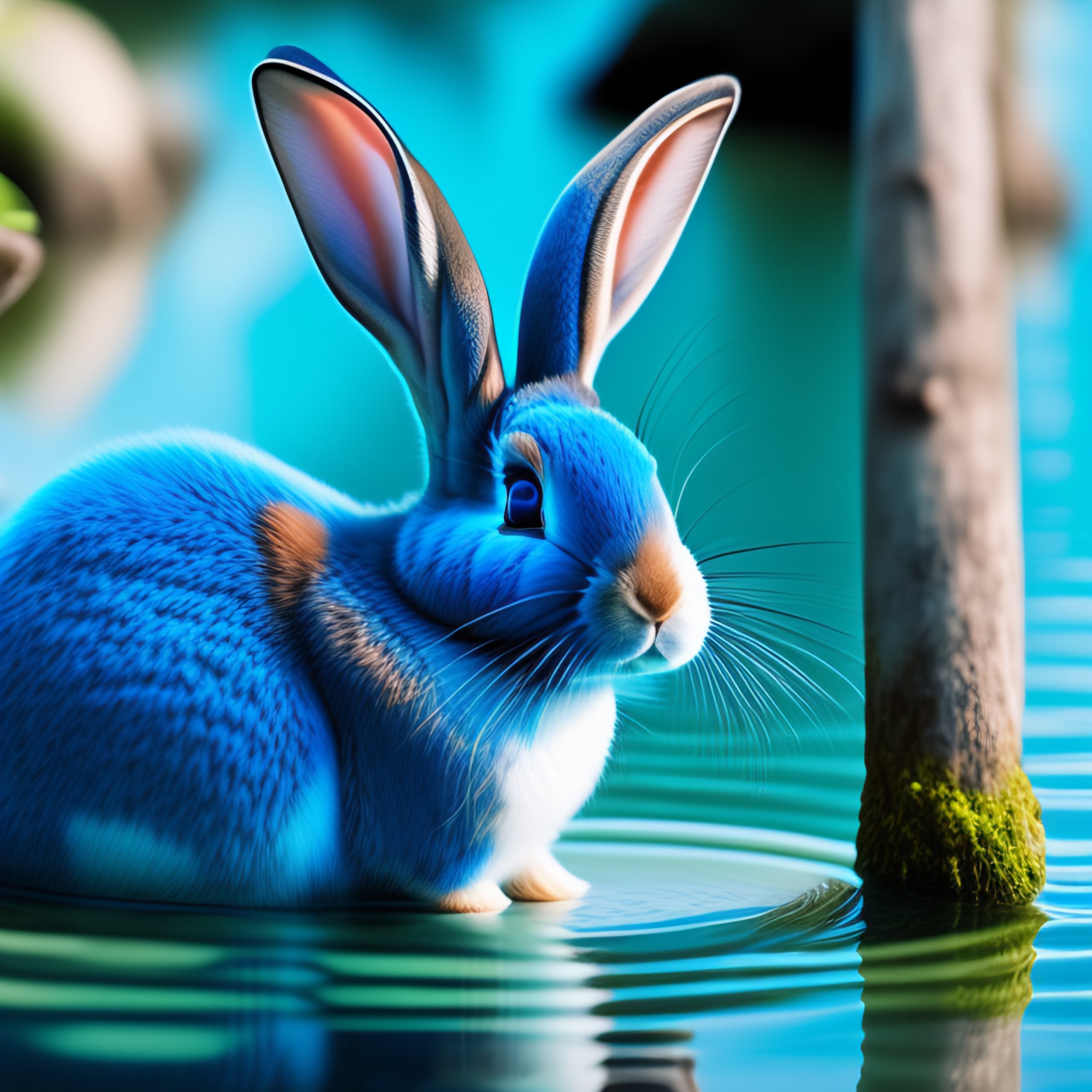Lexica - Water blue rabbit