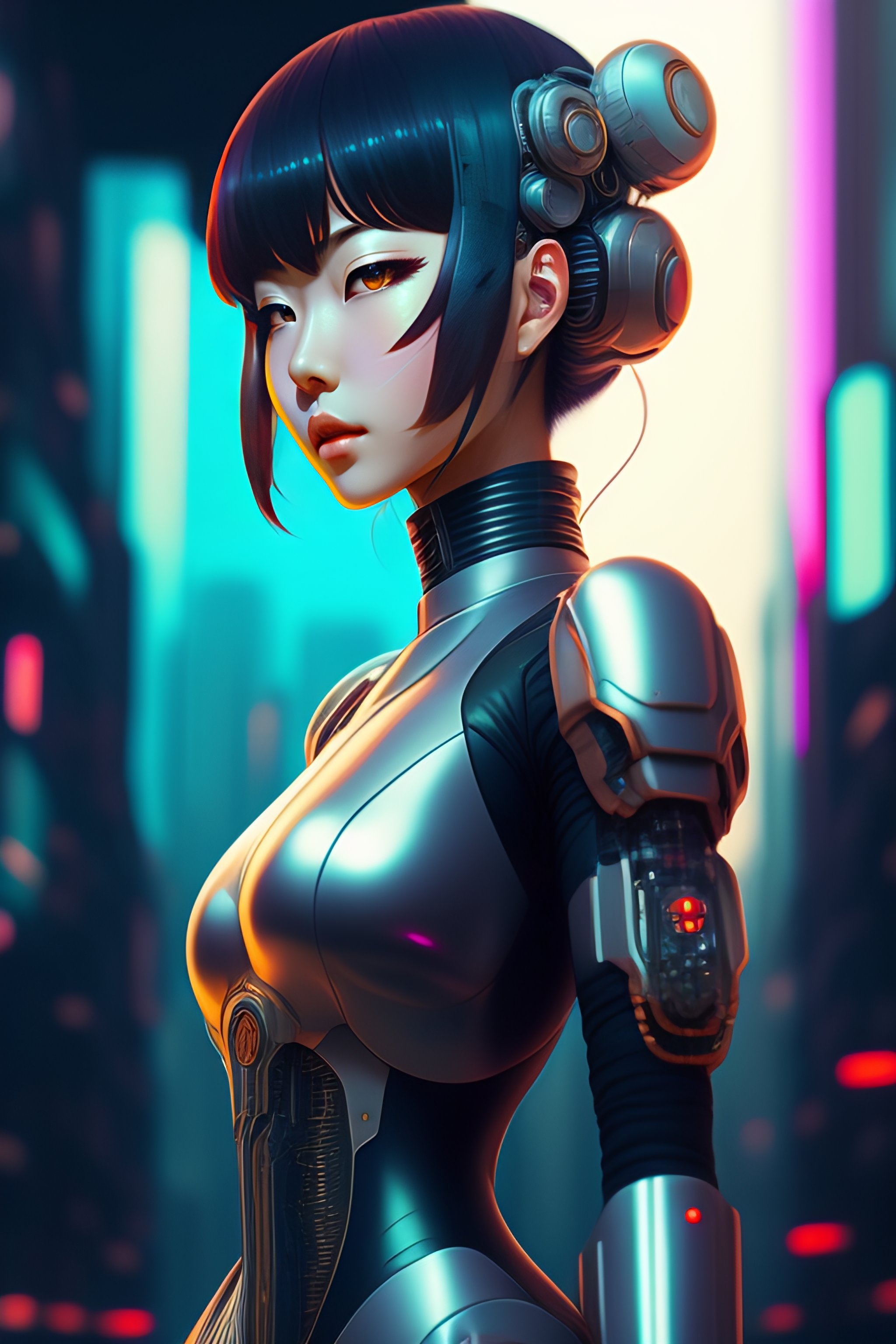 Lexica - Comic illustration, Ghost in the Shell style, Cyberpunk, sci ...