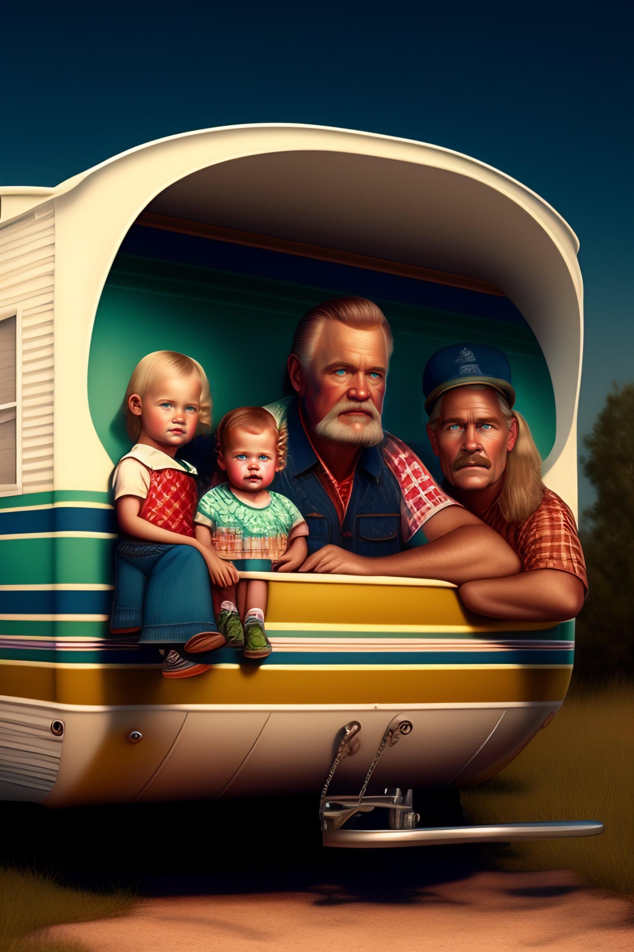 Lexica - A redneck hillbilly white trash family in a trailer park by ...