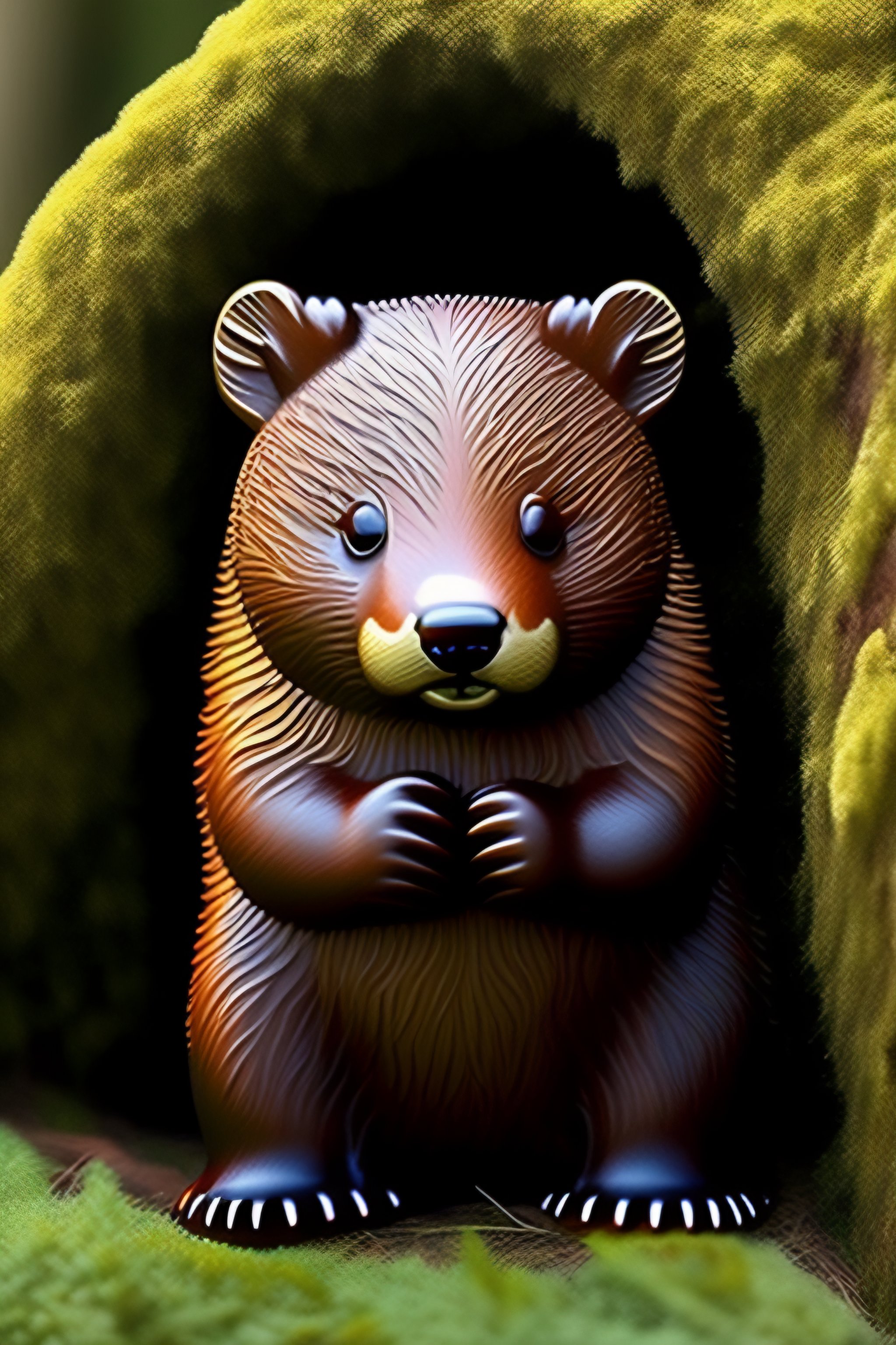 Lexica A beaver bear hybrid, cute