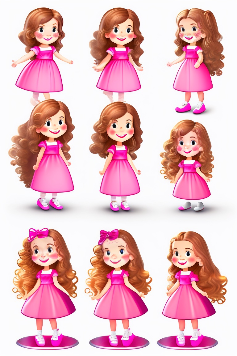 lexica-a-storybook-cartoon-character-a-7-year-old-little-girl-with