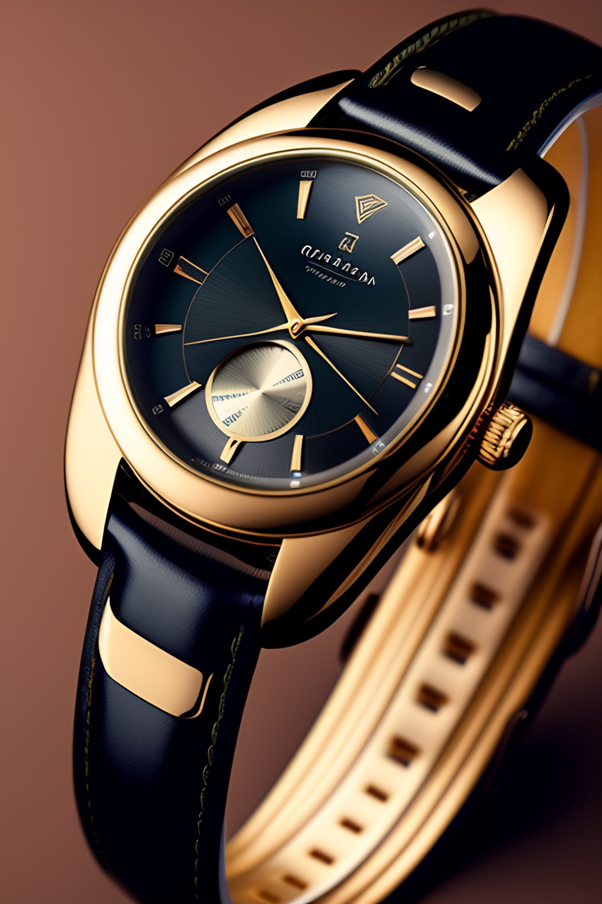Lexica - Advertisement of an elegant futuristic watch
