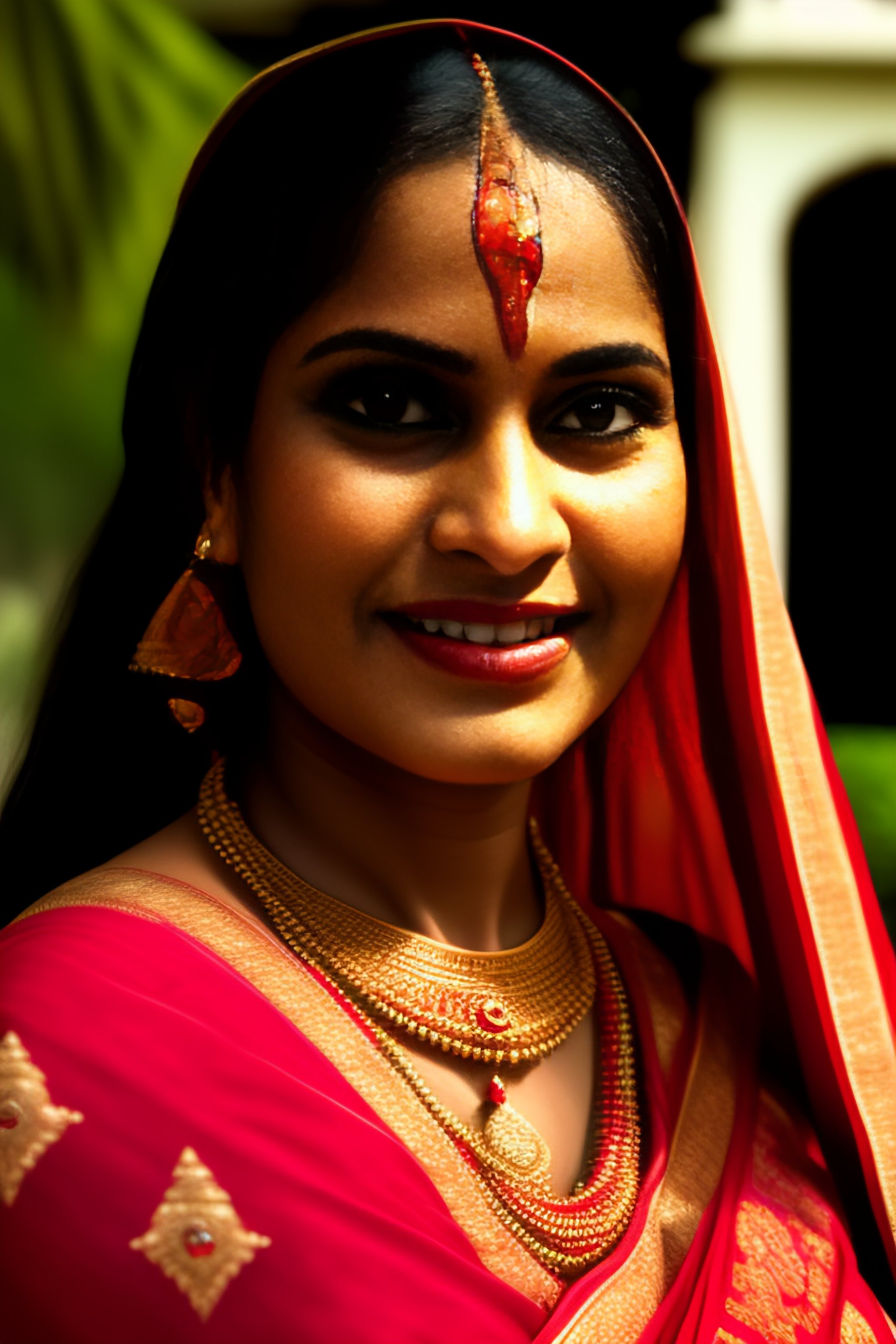 lexica-a-traditional-bengali-woman-evil-eyes-mouth-open-showing