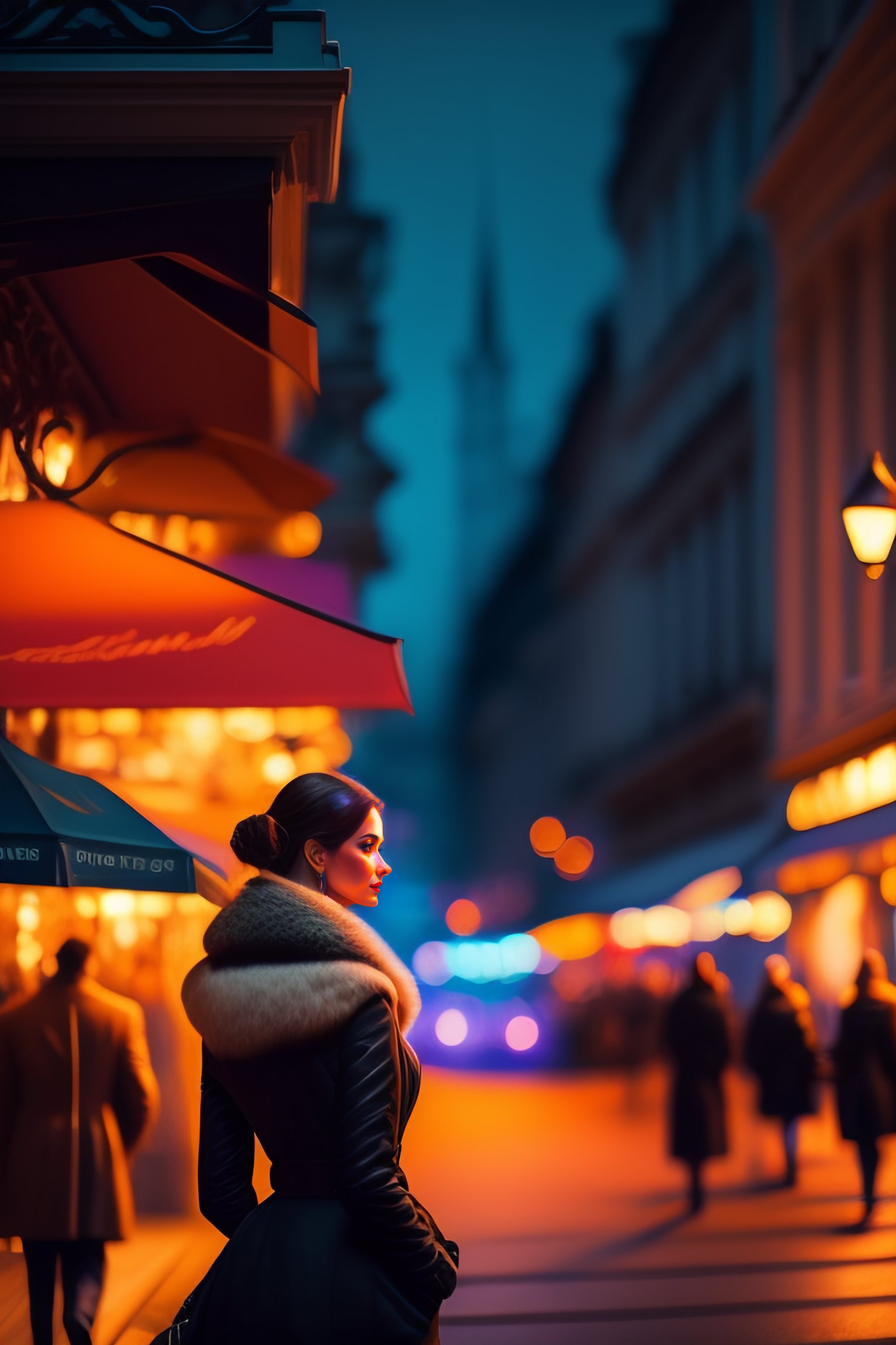 Lexica Aesthetic! stunning portrait of a woman in a serene zürich