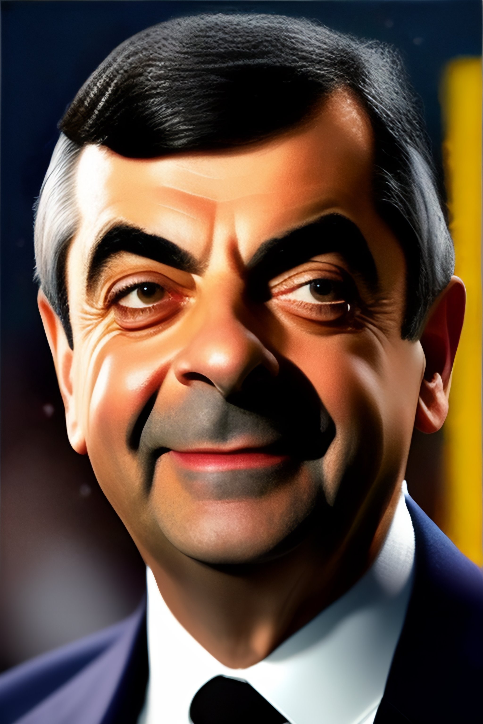 Lexica Rowan atkinson as mr. beans hacker ultra realistic