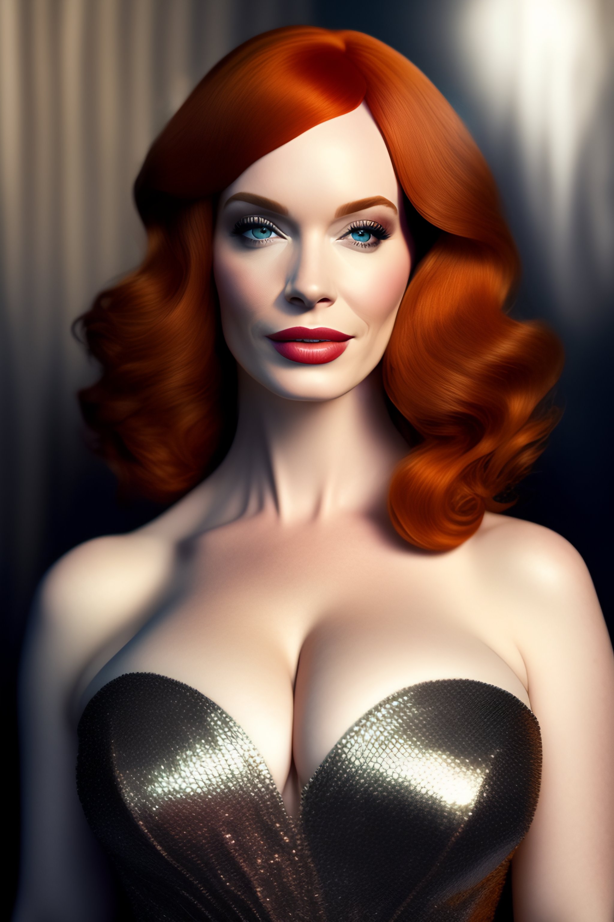 Lexica Christina Hendricks Wearing The Dendra Panoply Beautiful Realistically Detailed