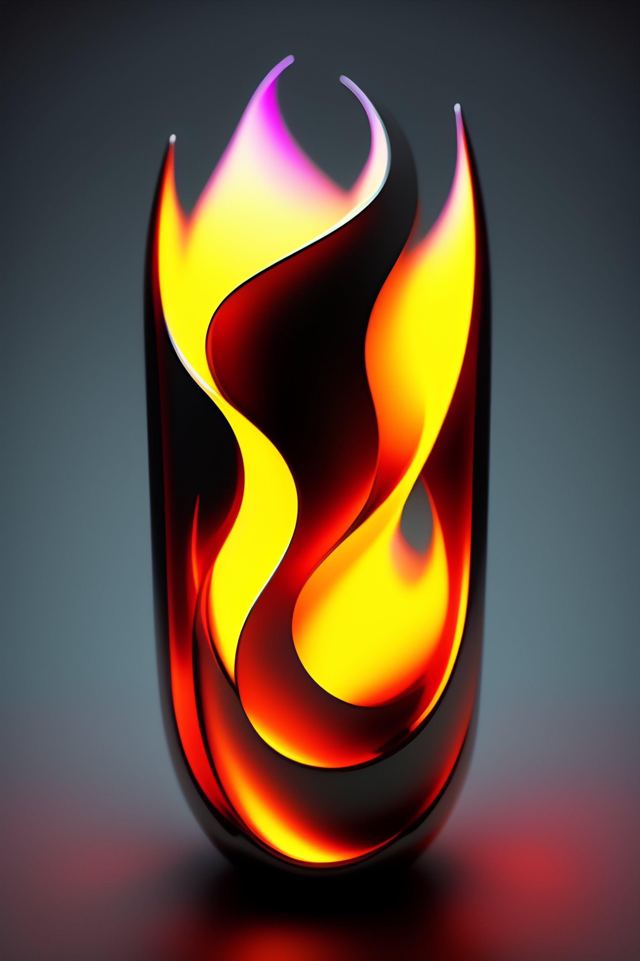 Lexica - 3d icon render of an eternal flame, majestic, computer ...