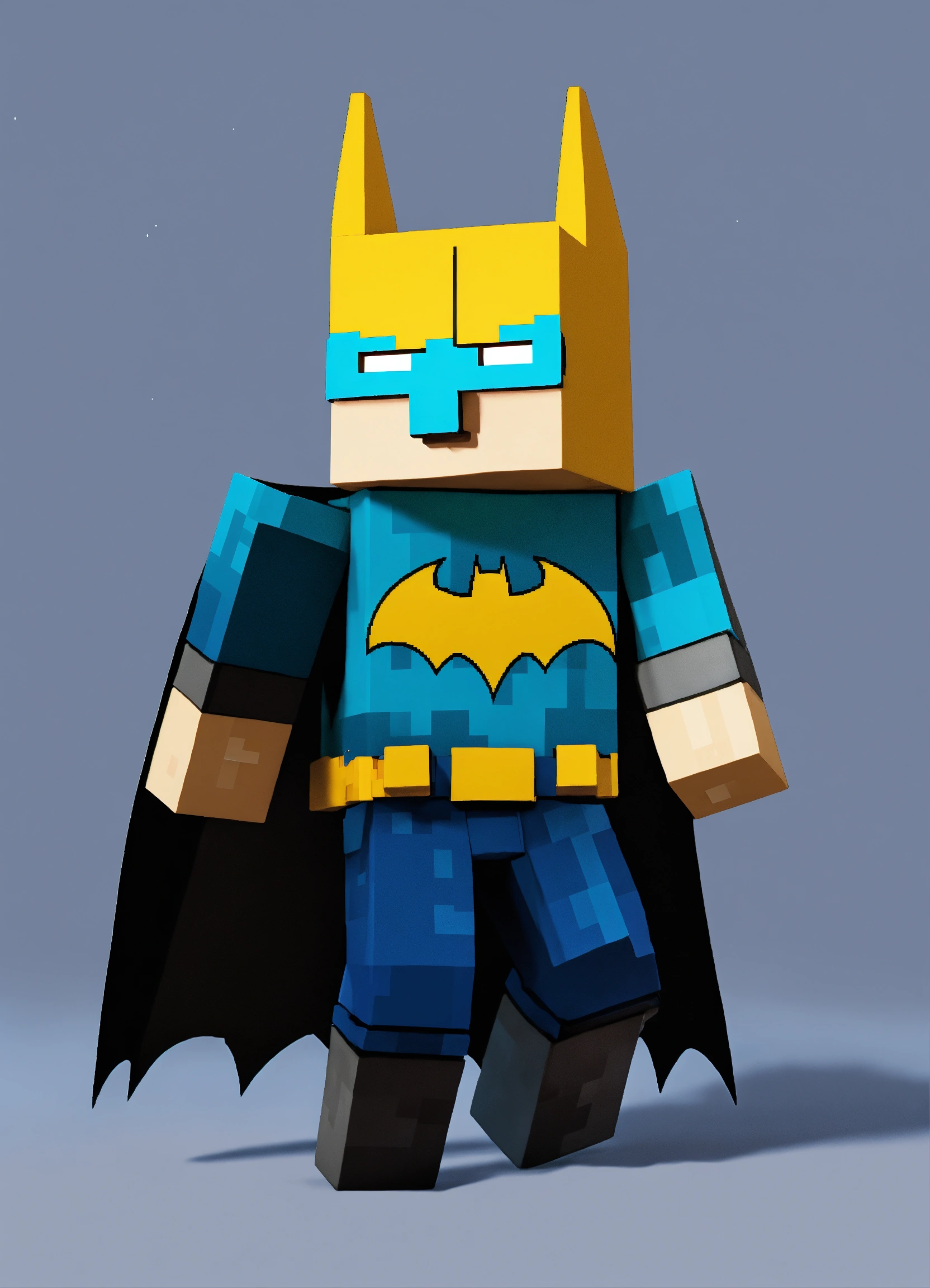 Lexica - A minecraft wearing the cloths of Batman