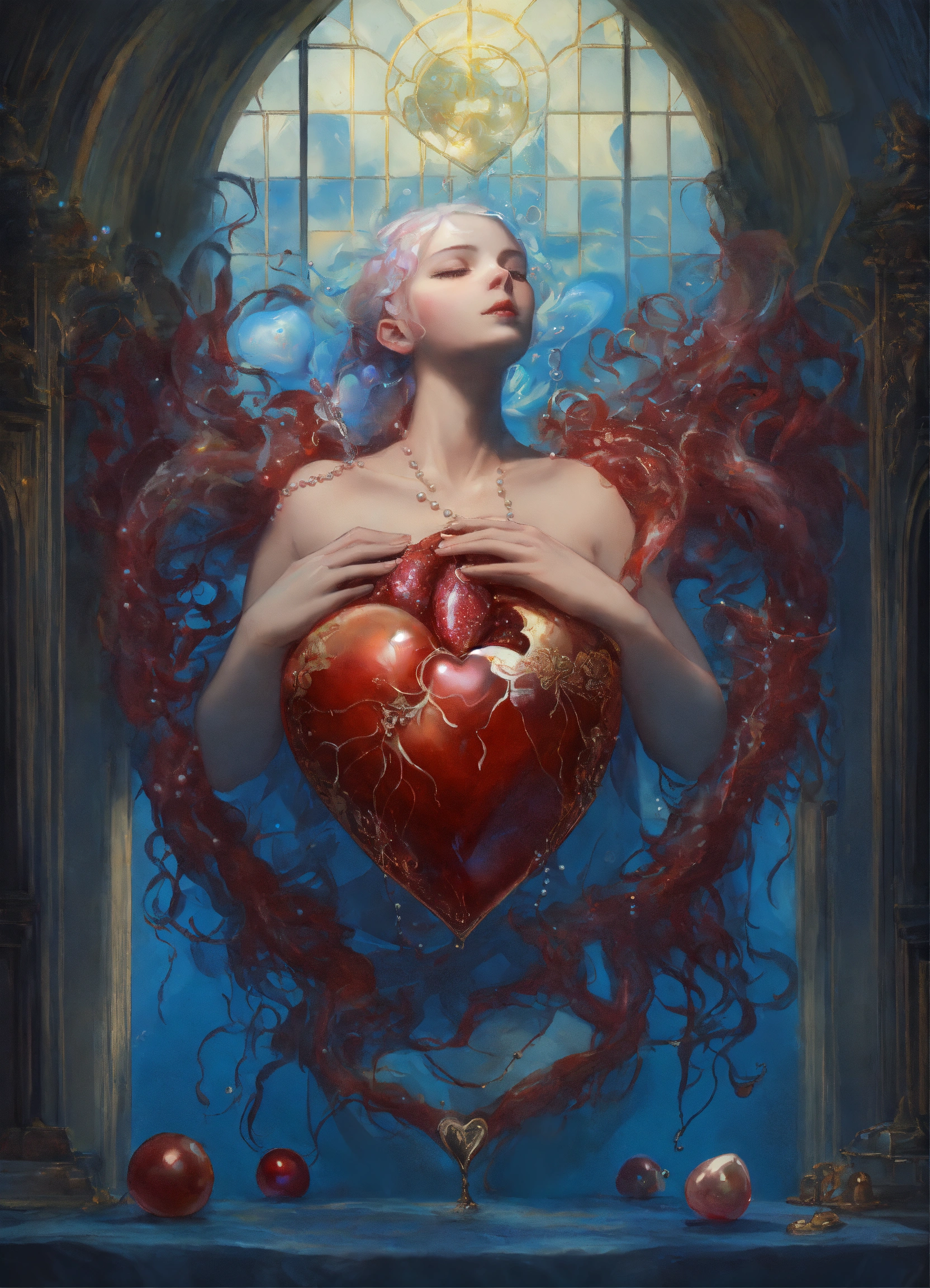 Lexica Genre Dark Fantasy. Art genre Grotesque. Foreground A beating