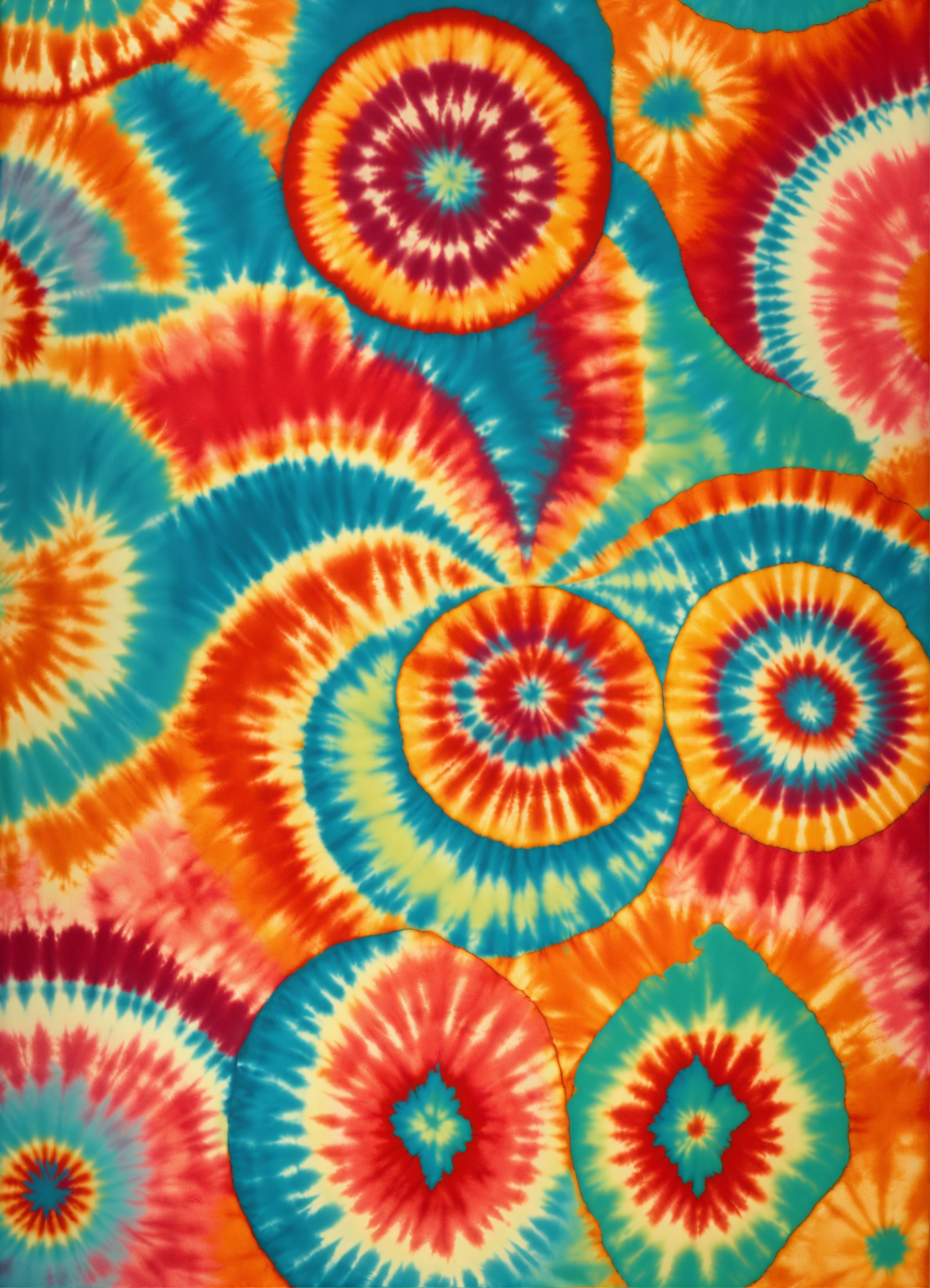 Lexica - Tie-dye pattern mid-century modern, color, ornament minimalist.