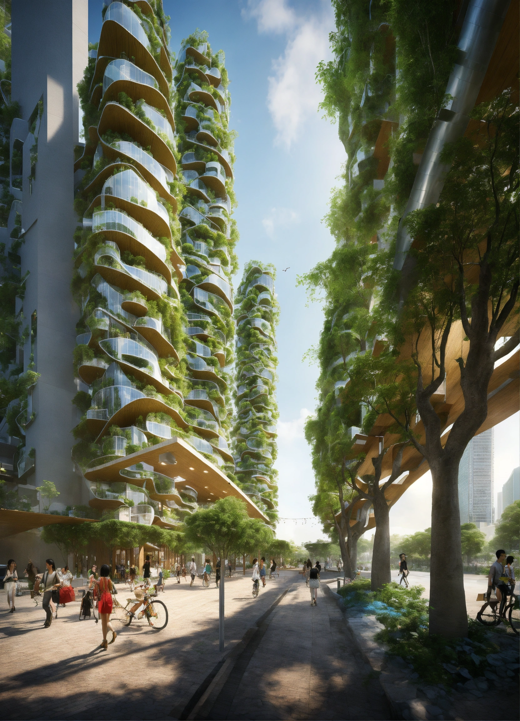 Lexica - Imagine a vision of meta-modern Ho Chi Minh city in 2050 where ...