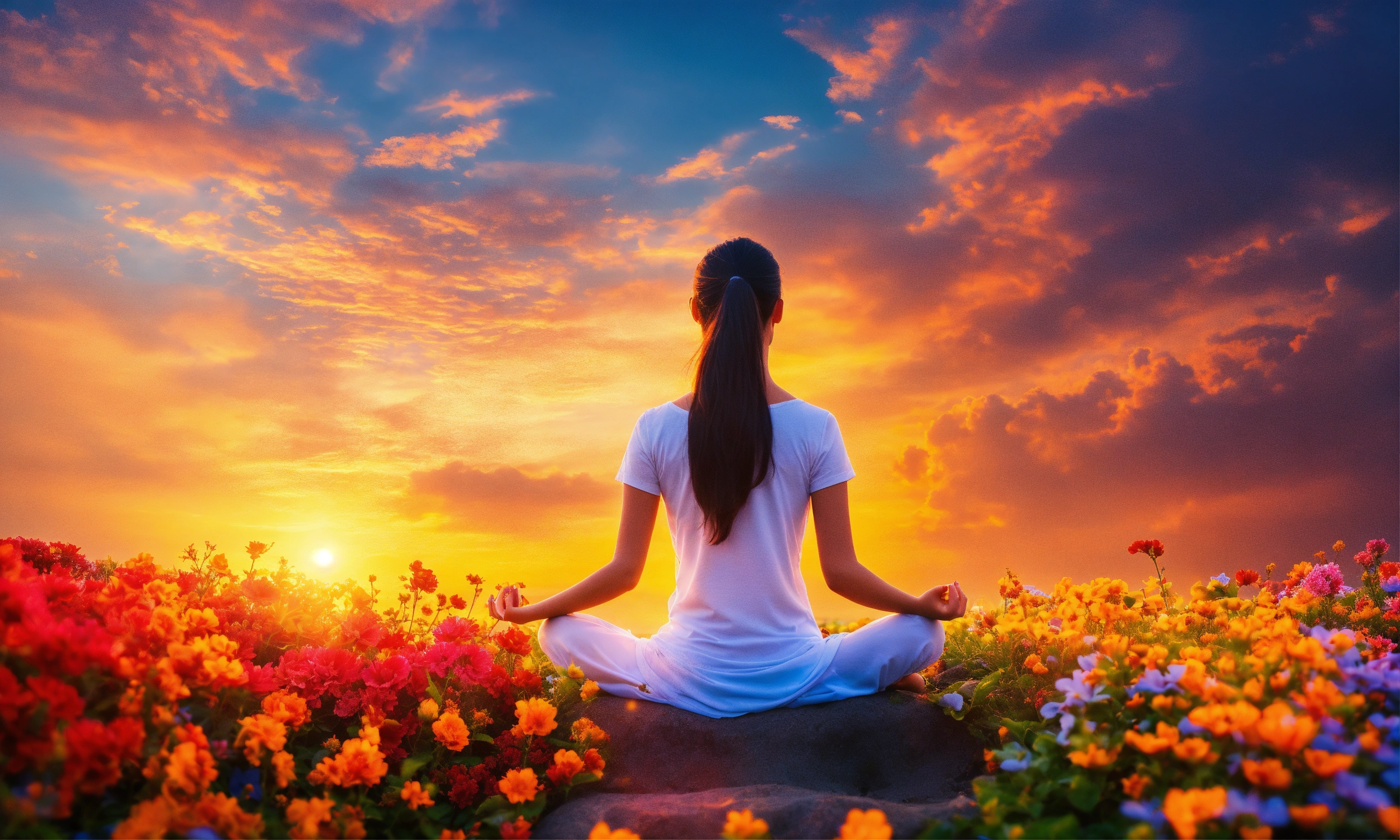 lexica-a-beautiful-girl-in-meditation-a-vibrant-light-covering-this