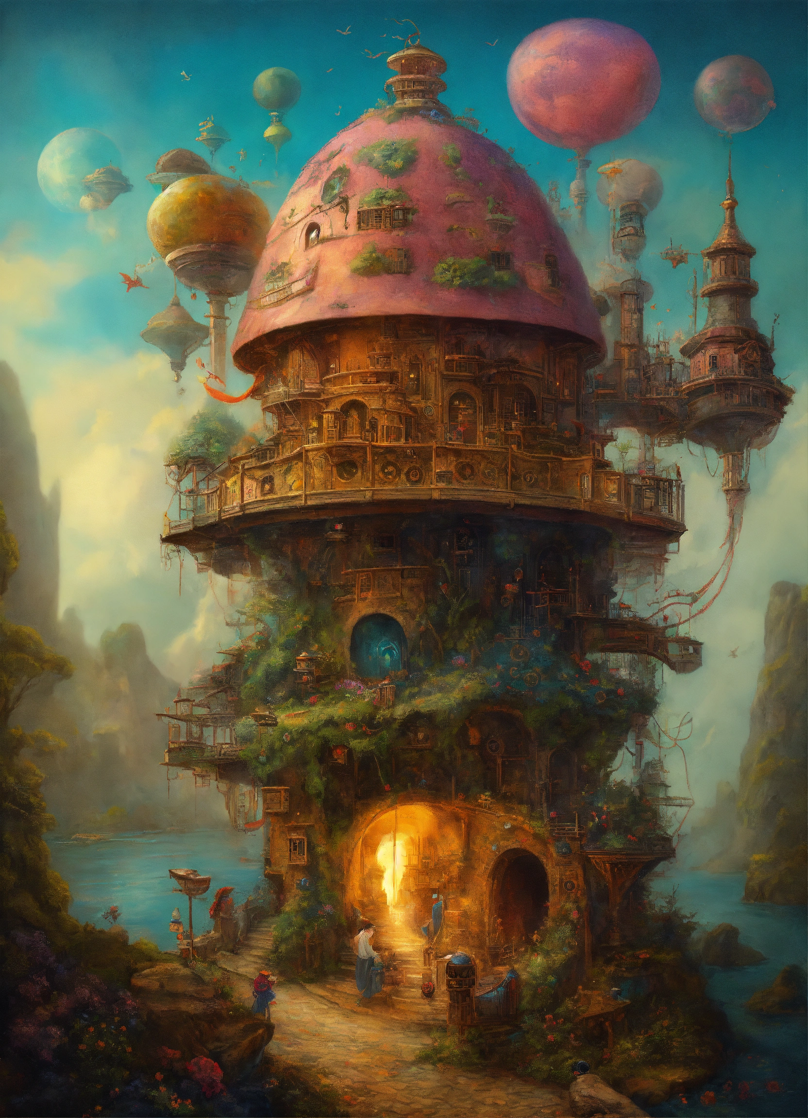 Lexica - A surreal mystical fantasy painting machine.