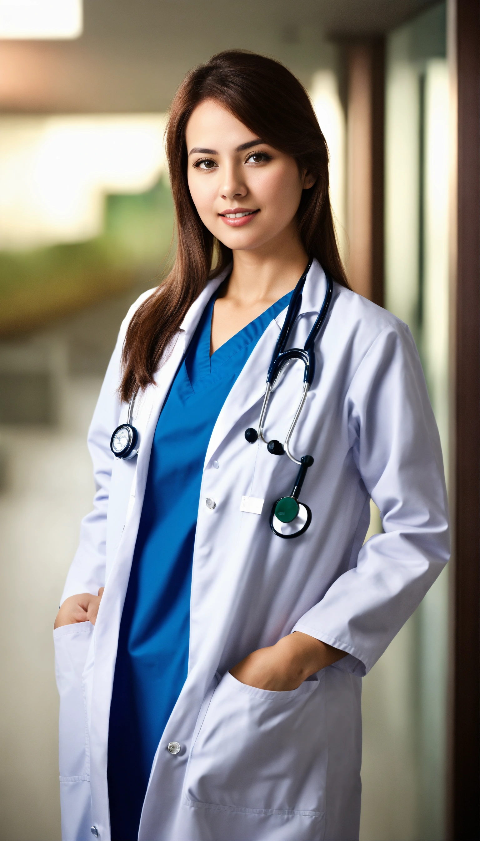 lexica-a-beautiful-lady-who-is-a-doctor-brown-hair-front-view-half