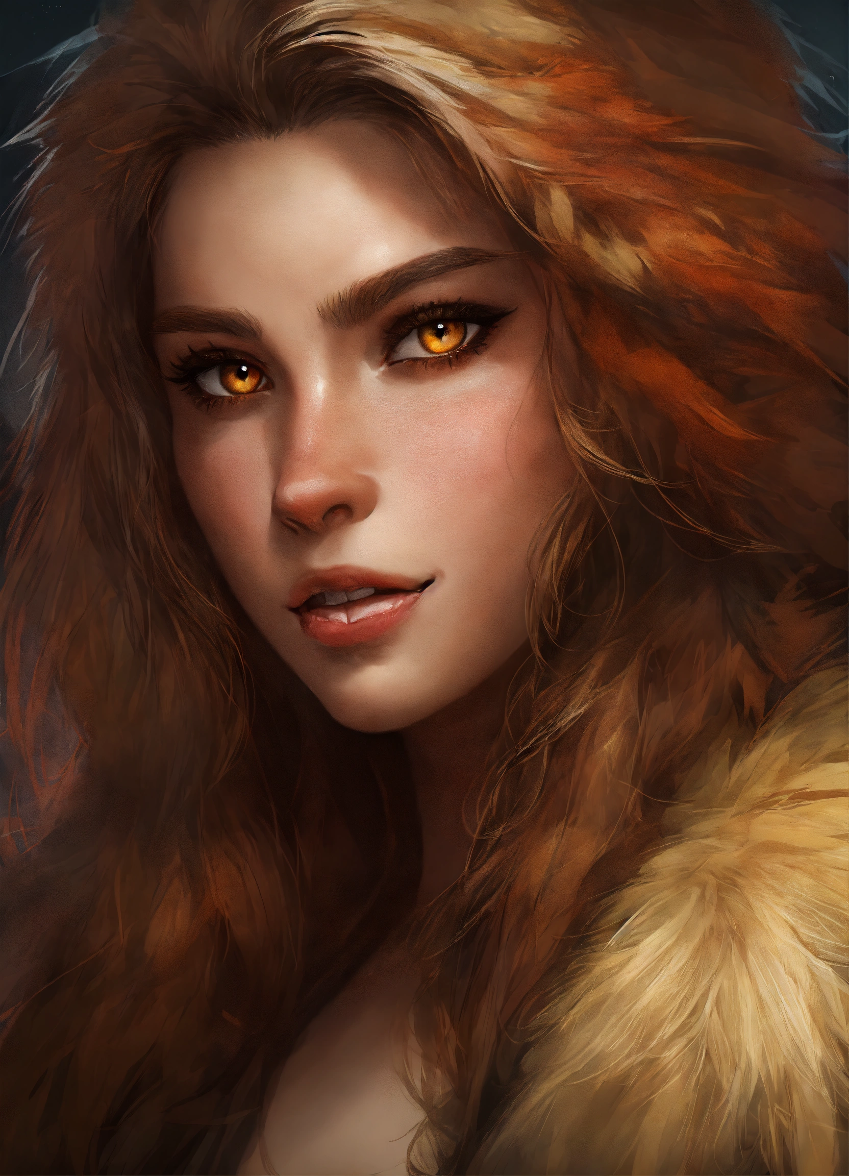 Lexica A Werewolf Female Brown Fur Hazel Eye