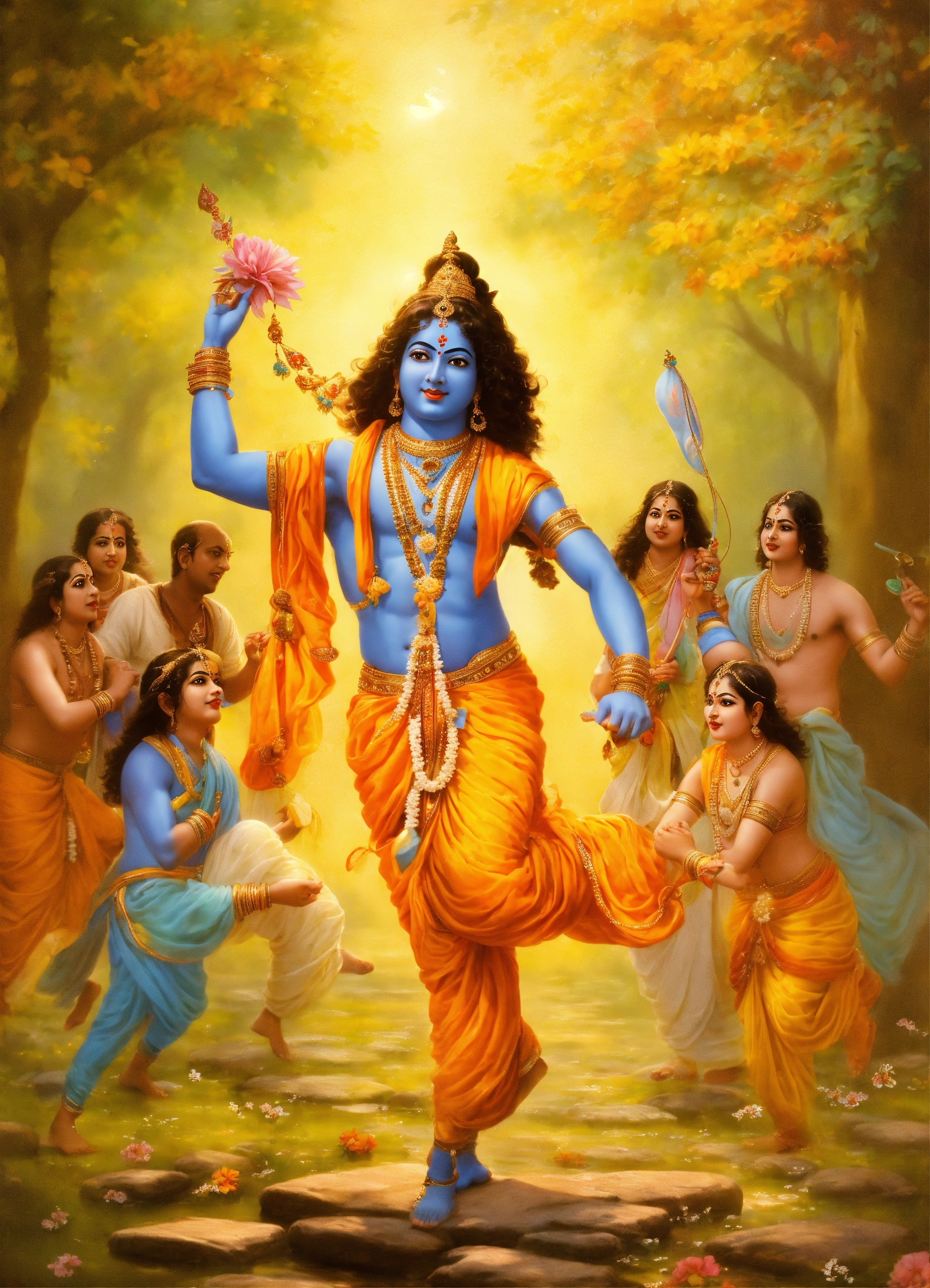 Lexica - Gathering repeating Hare Krishna, Hare Krishna, Krishna ...