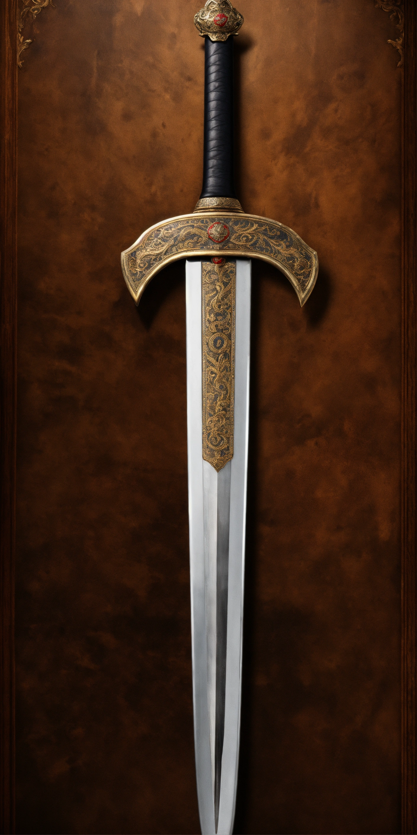 Lexica - Richly decorated long longsword, ultra realistic, very detailled