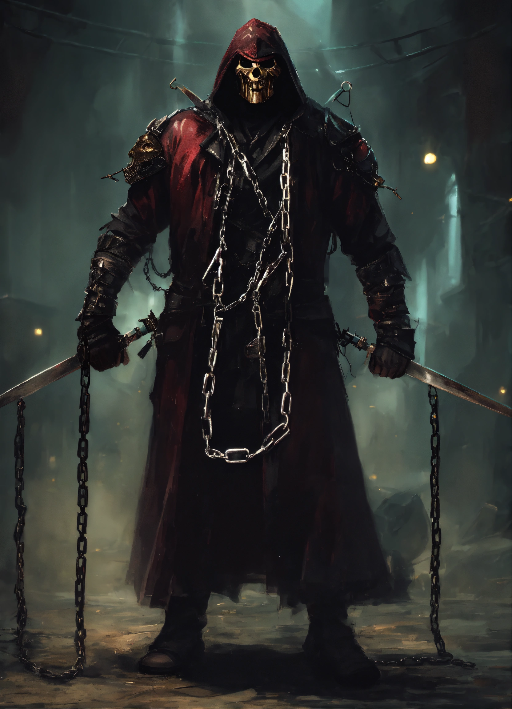 Lexica A evil human that wears an executioner mask, has long chains