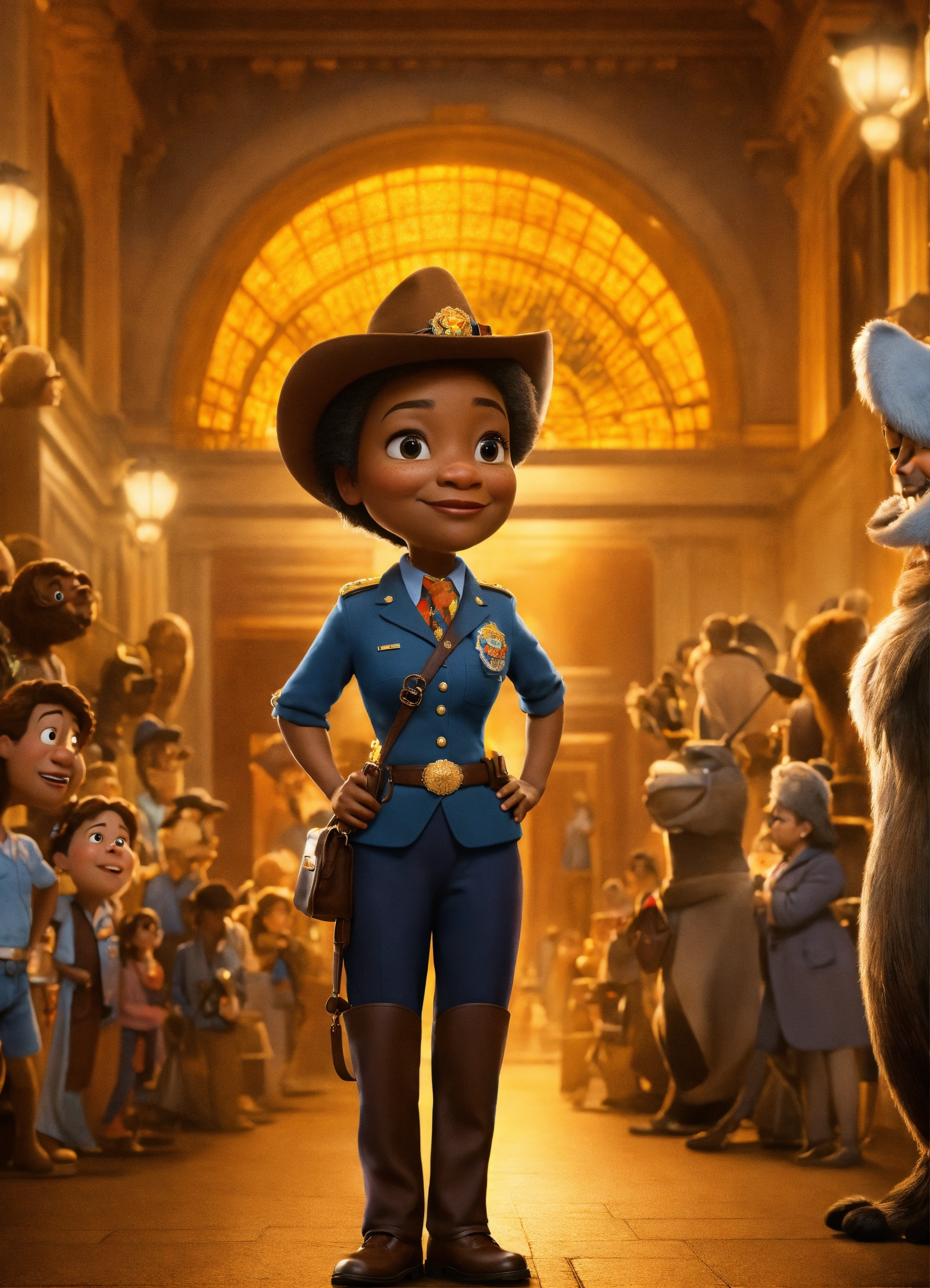 Lexica - Lori lightfoot in night at the museum the movie pixar version