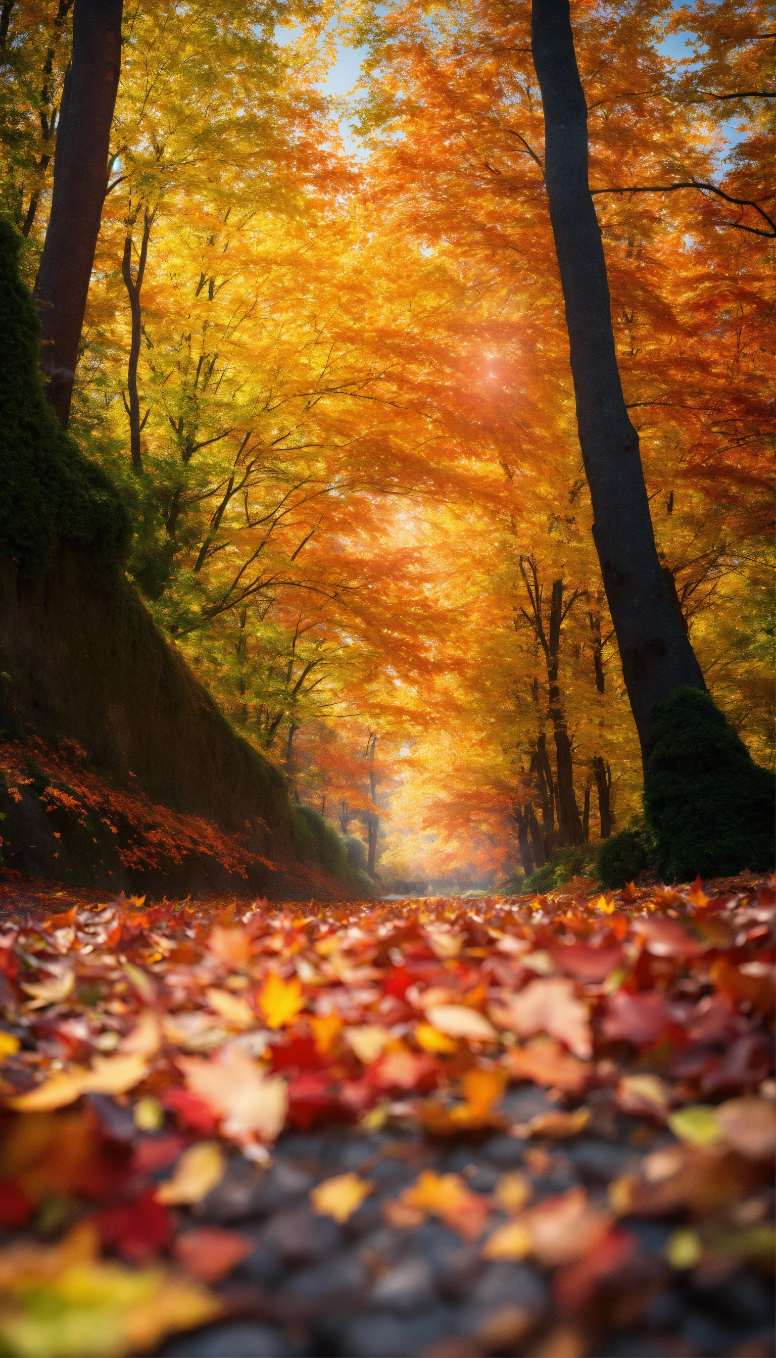 Lexica - Fall images, highly detailed, 8k, --chaos 60, colourfull ...