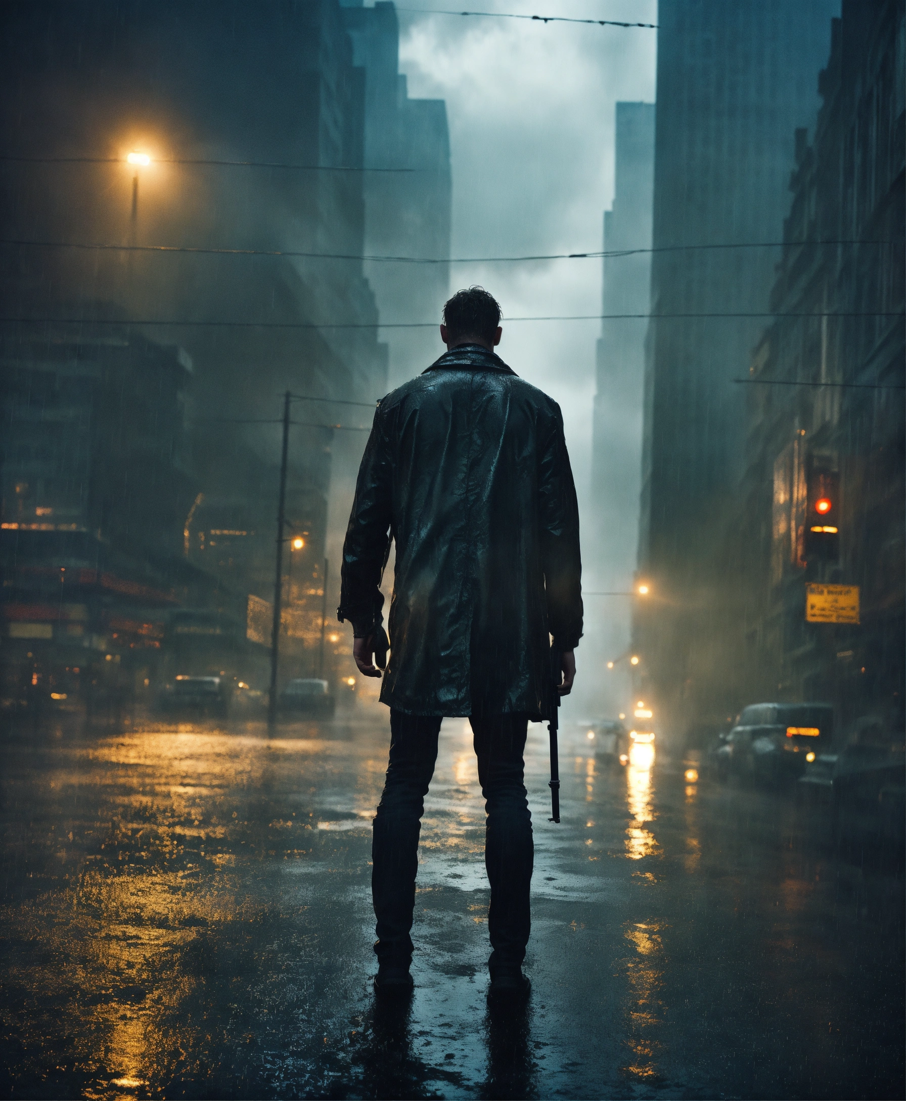 Lexica - Beautiful man tall, kinnaman, apocalypse, dark, walk, city ...