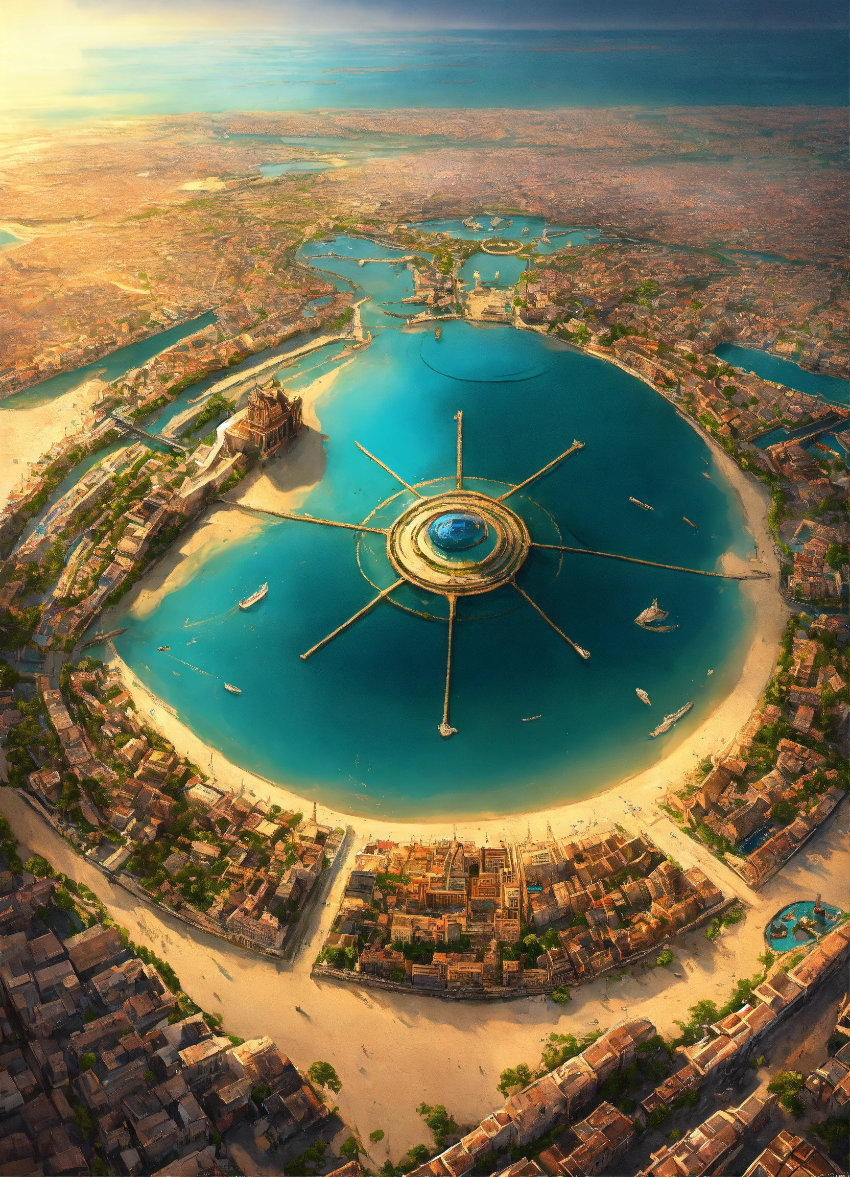 Lexica - Capital city surrounded by a large ring of water. . the ring ...