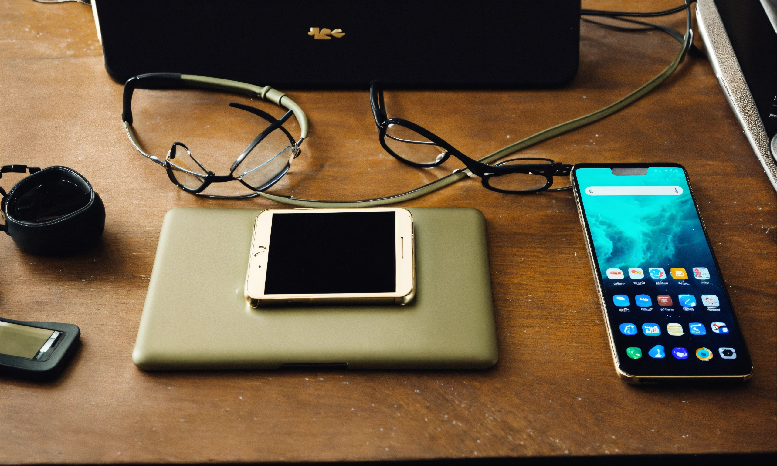 Lexica - Gadgets and mobile phones are on the table.