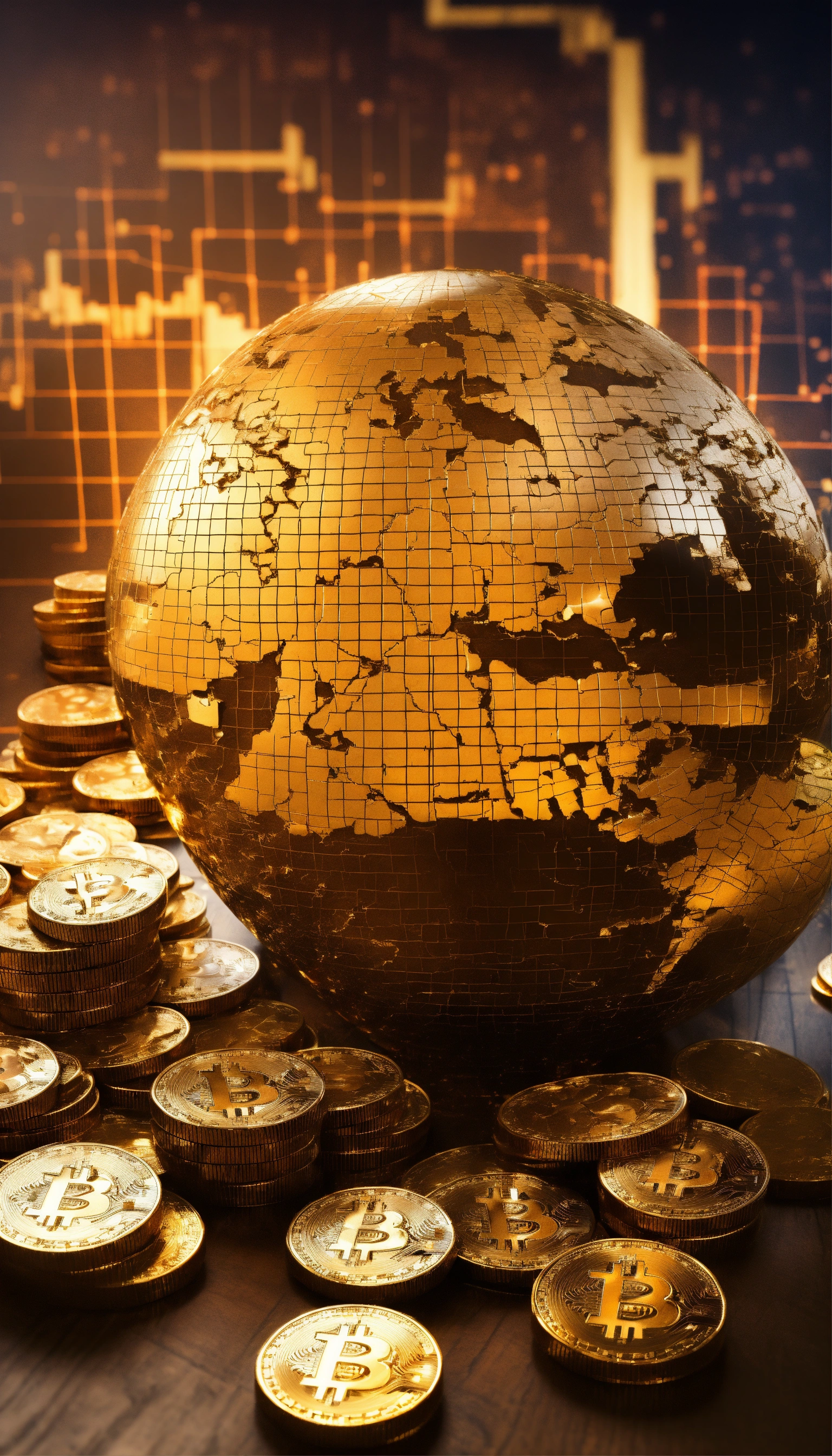 Lexica - Image of a broken financial system symbolized by a cracked ...