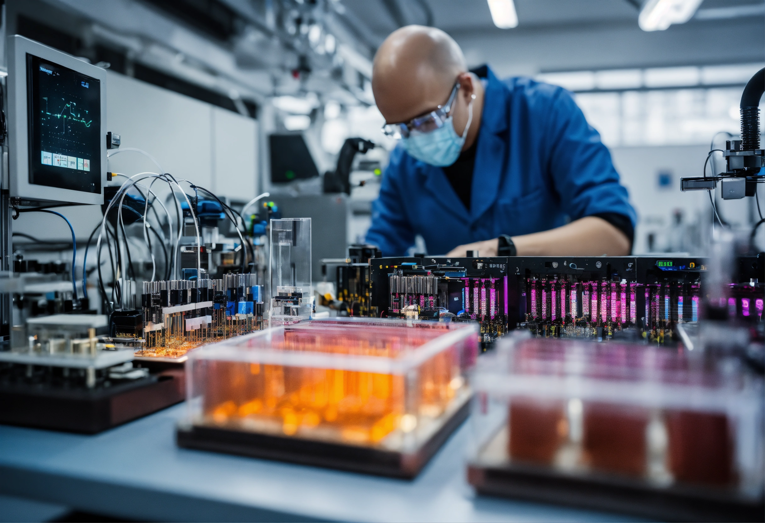 Lexica - Tech laboratory in which they are building microchips