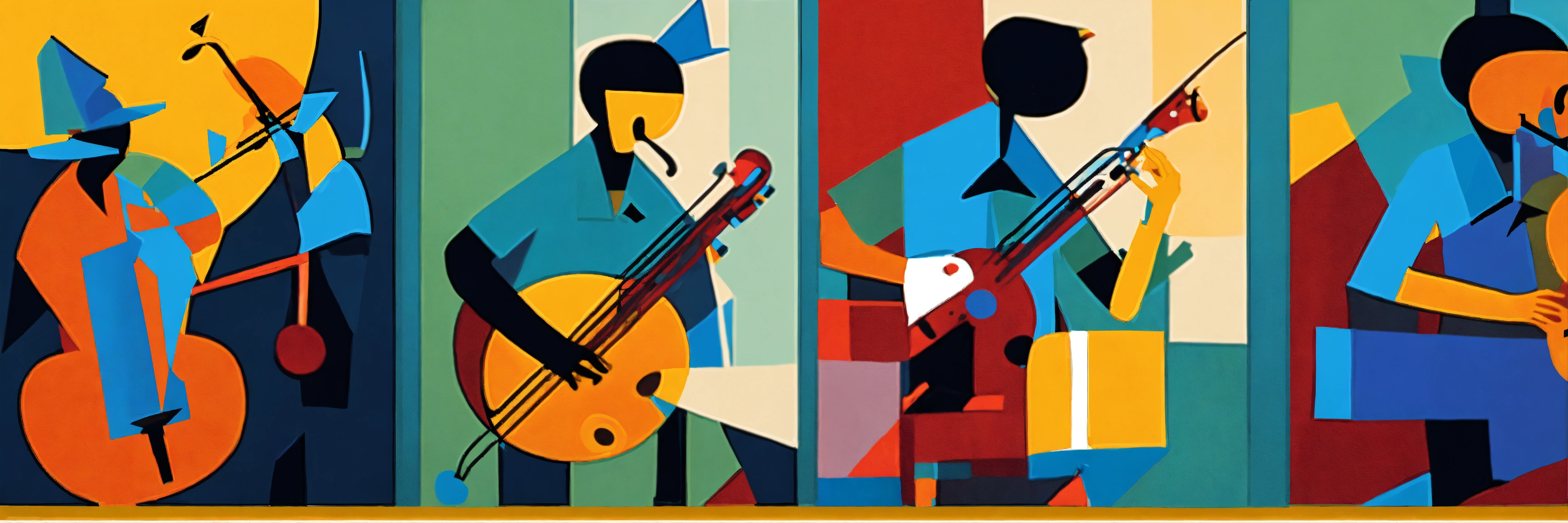 lexica-4-jazz-musicians-playing-with-instruments-abstract-art-in