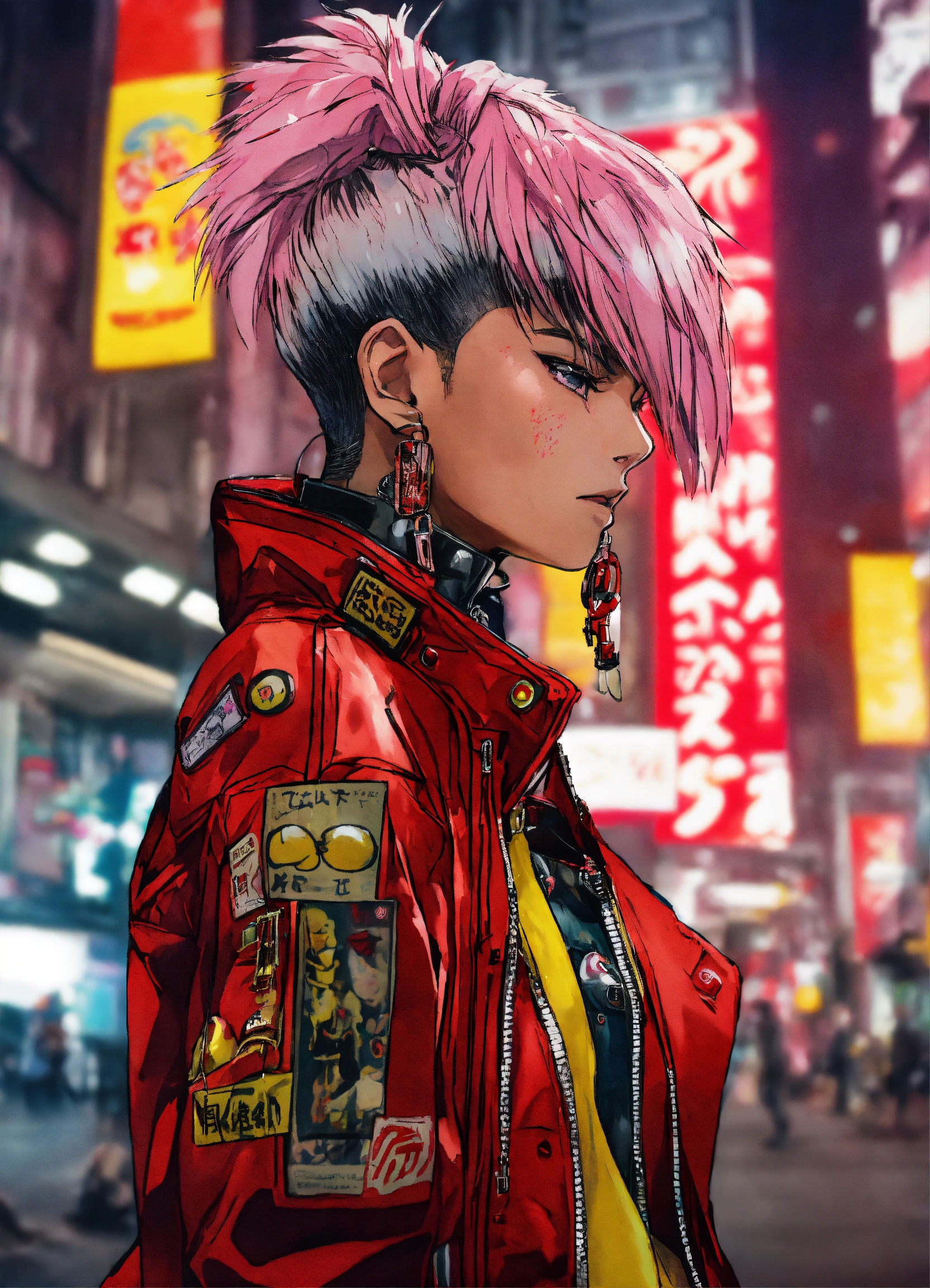 Lexica - Fashion Shoot of anime cyber punk Akira Toad in a Akira Anime ...