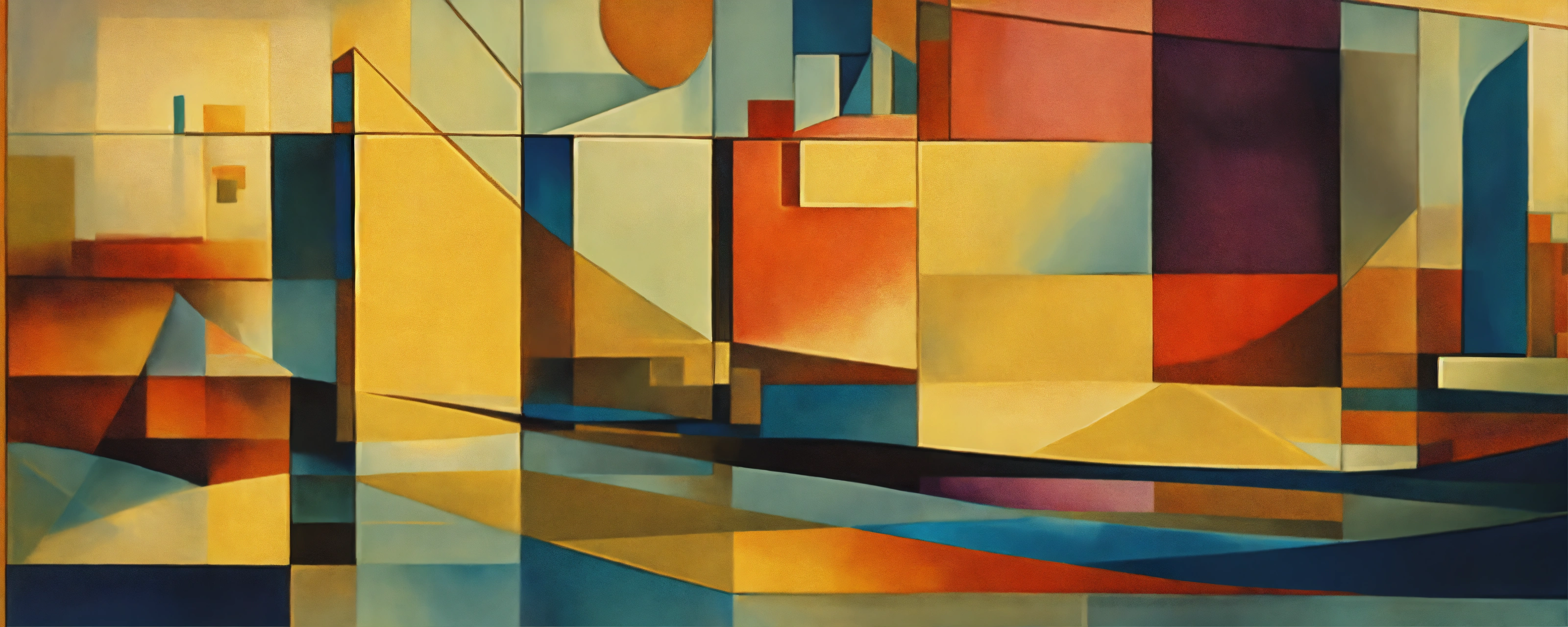 Lexica - Abstract design and minimalist of Vanishing Vision cubist art ...