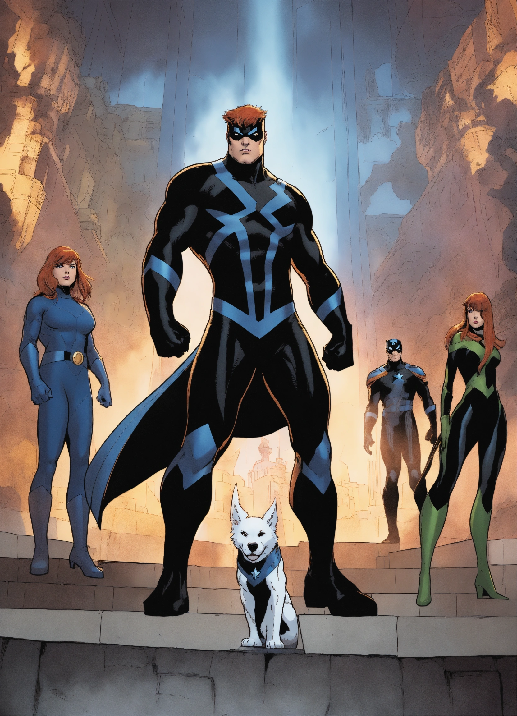 Lexica - Marvel Auran Inhumans tv show animated in action without words ...