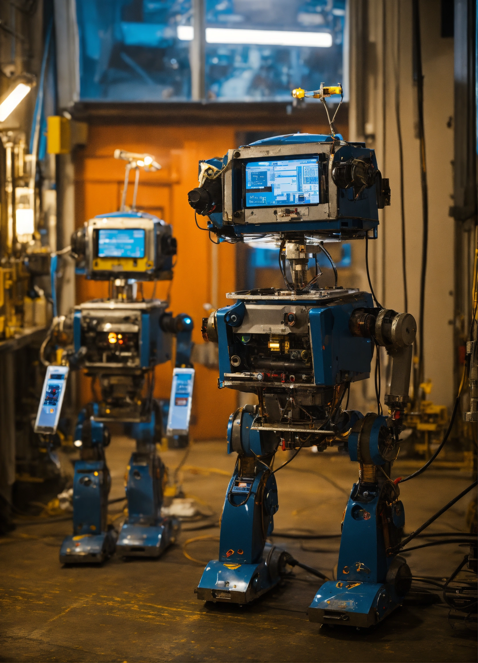 Lexica - Robots hard at work fixing a problem