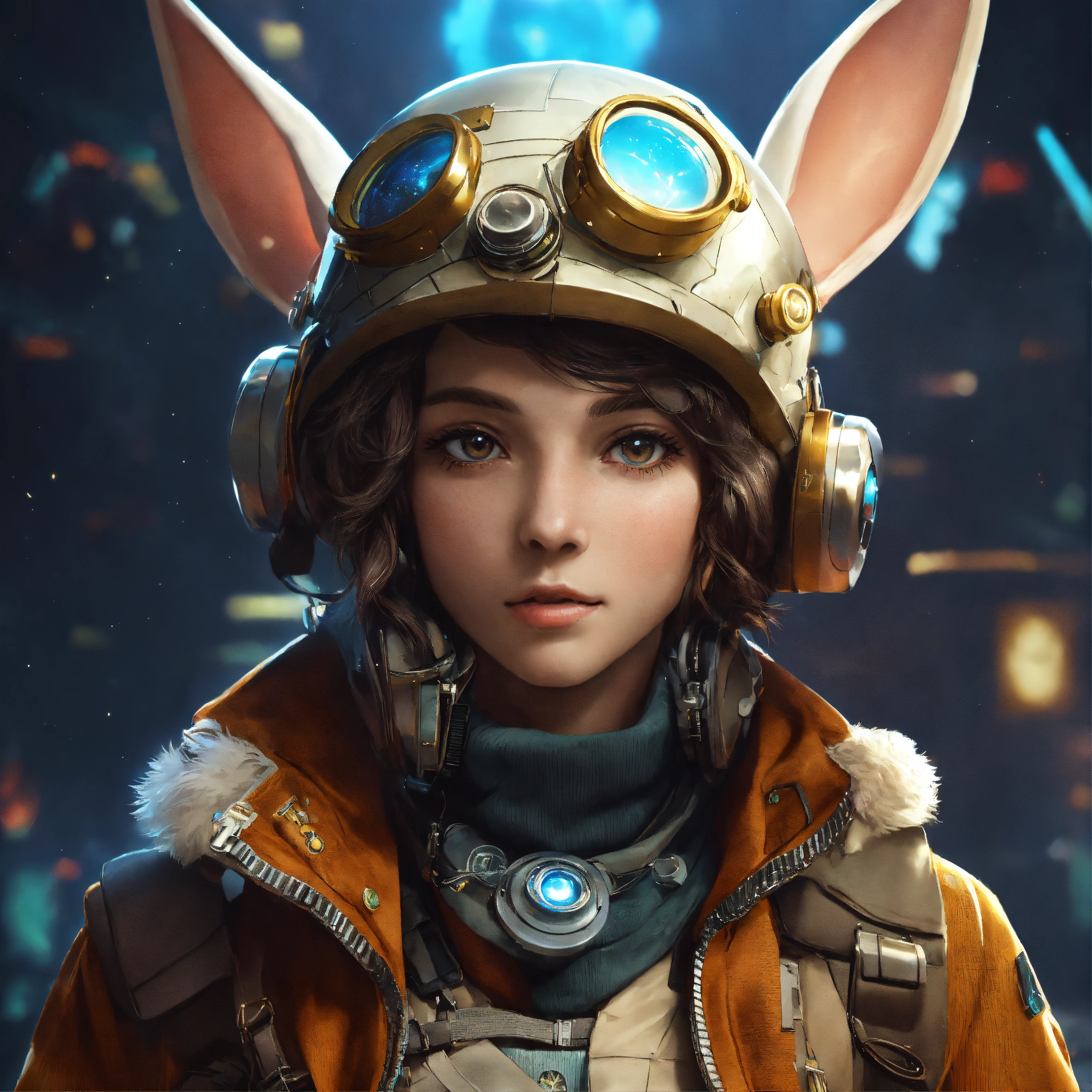 Lexica - Imagine a charming rabbit character, influenced by the magic ...