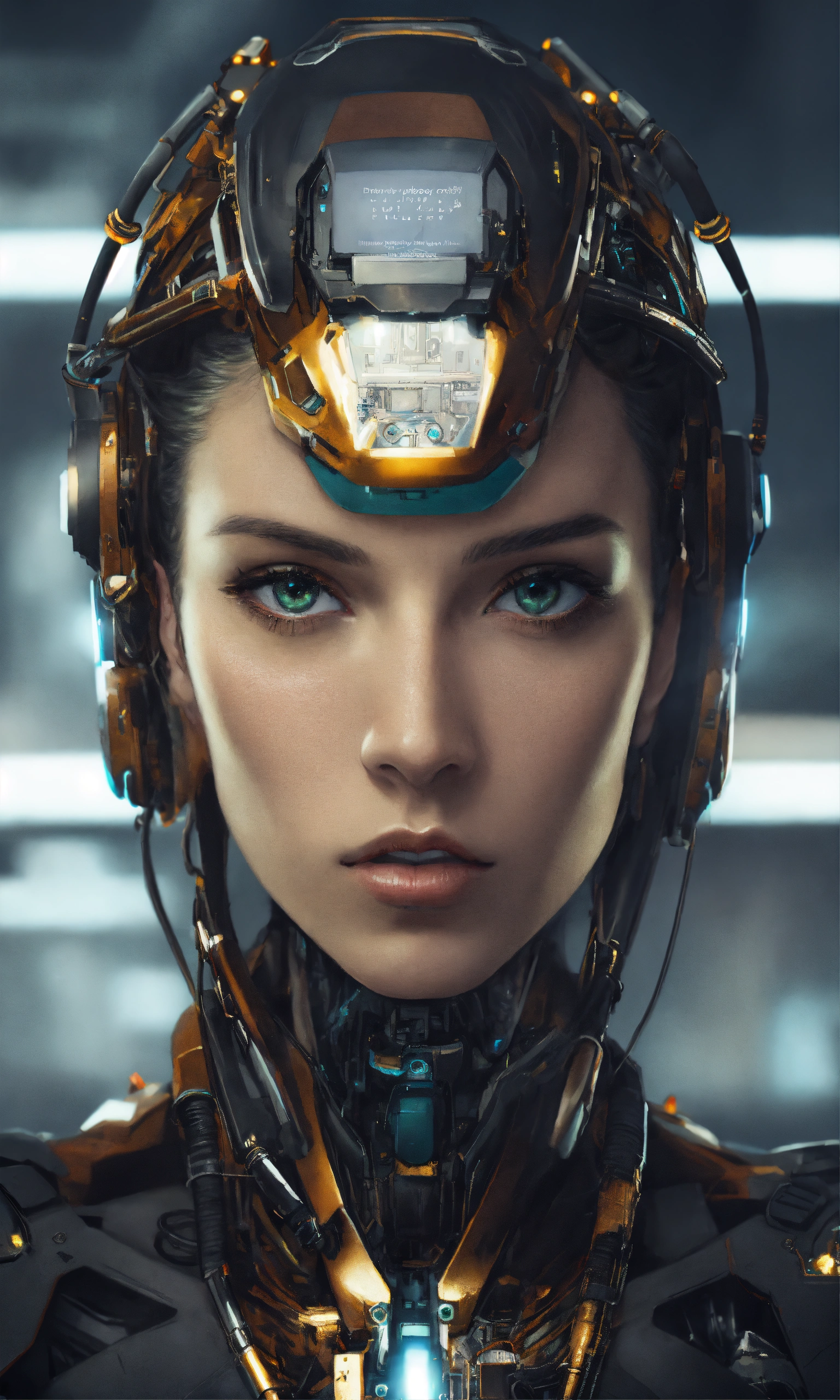 Lexica - Portrait of a cyborg