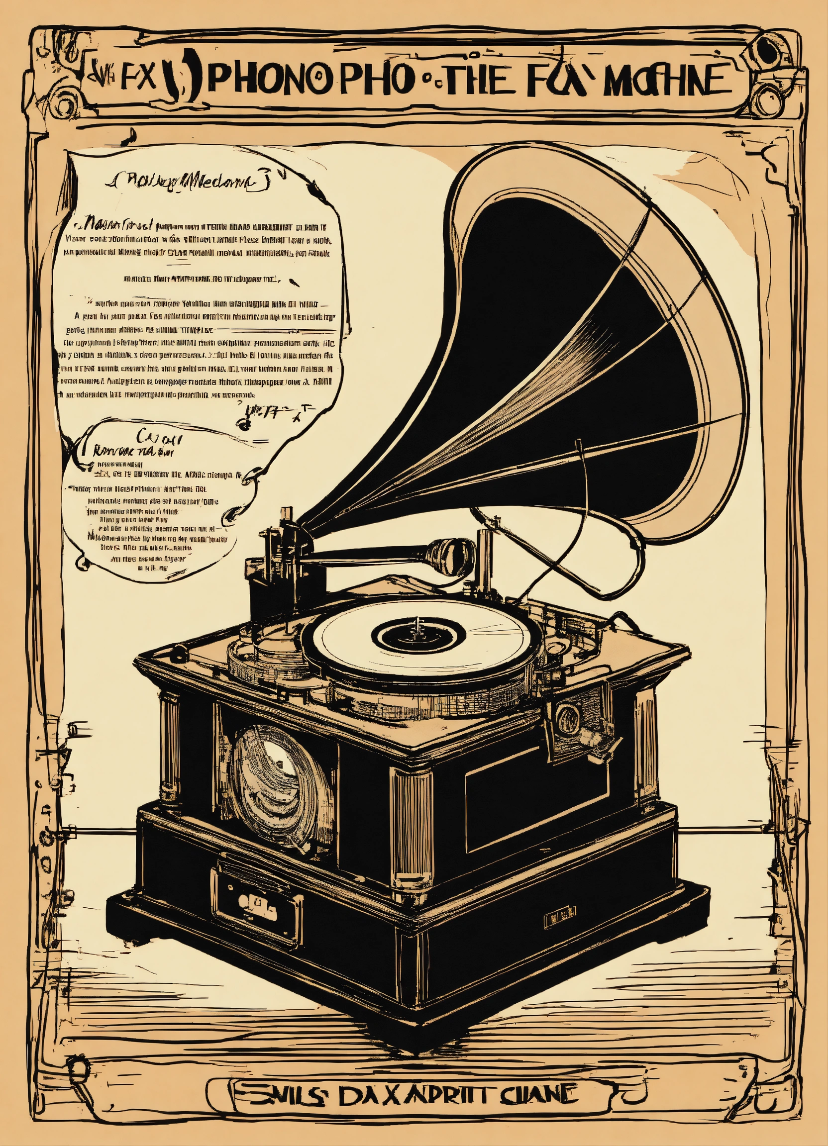 Lexica - A phonograph fax machine
