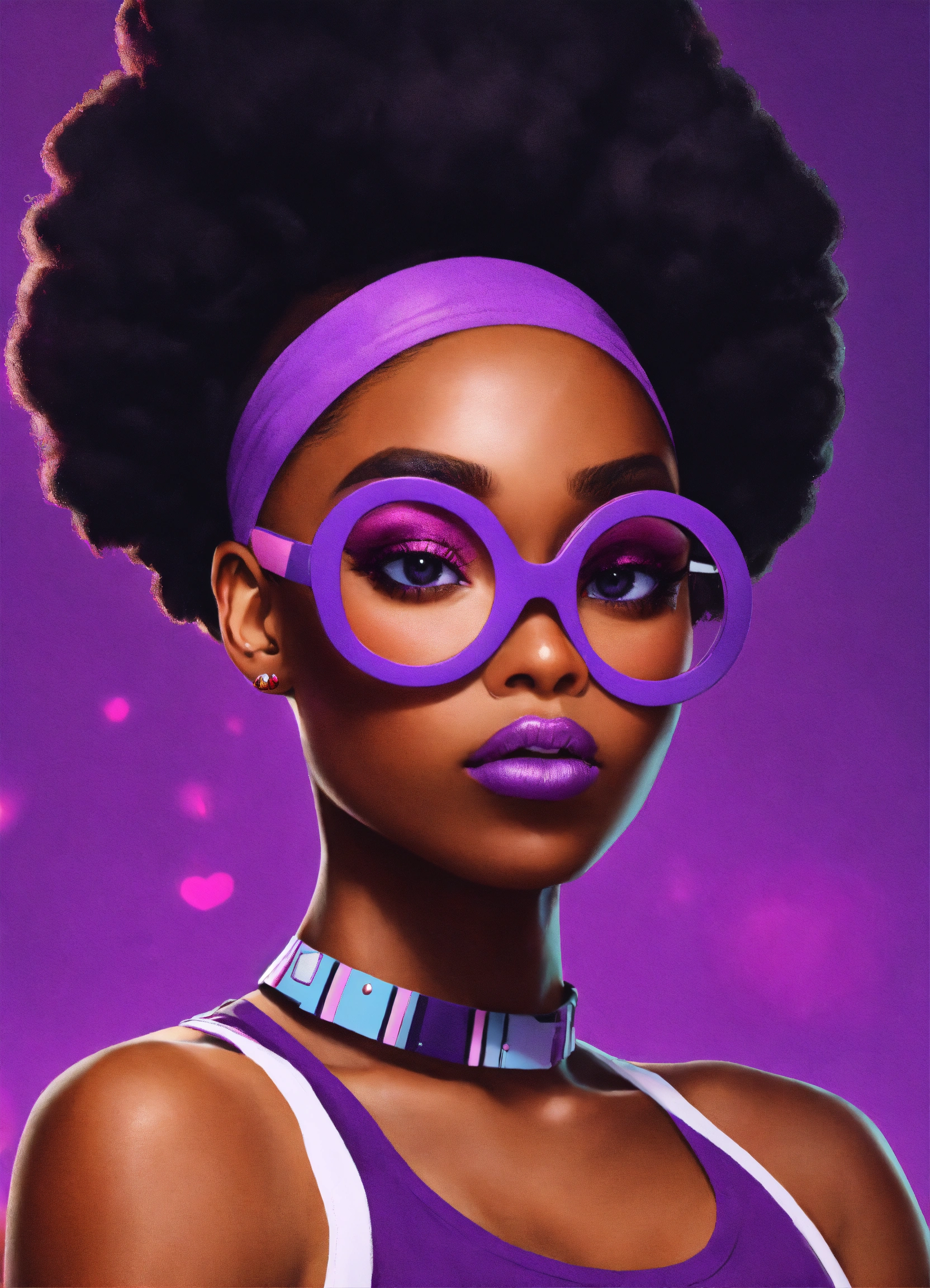 Lexica - Create a playful power puff girl inspired 4 black female ...