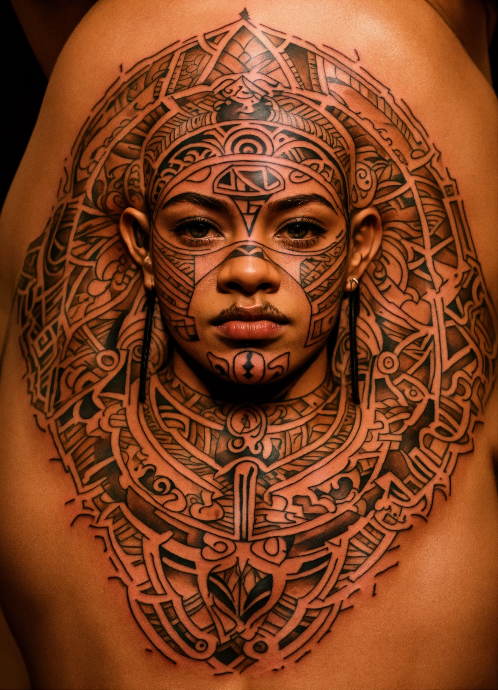 Lexica - Polynesian tattoo, 8k