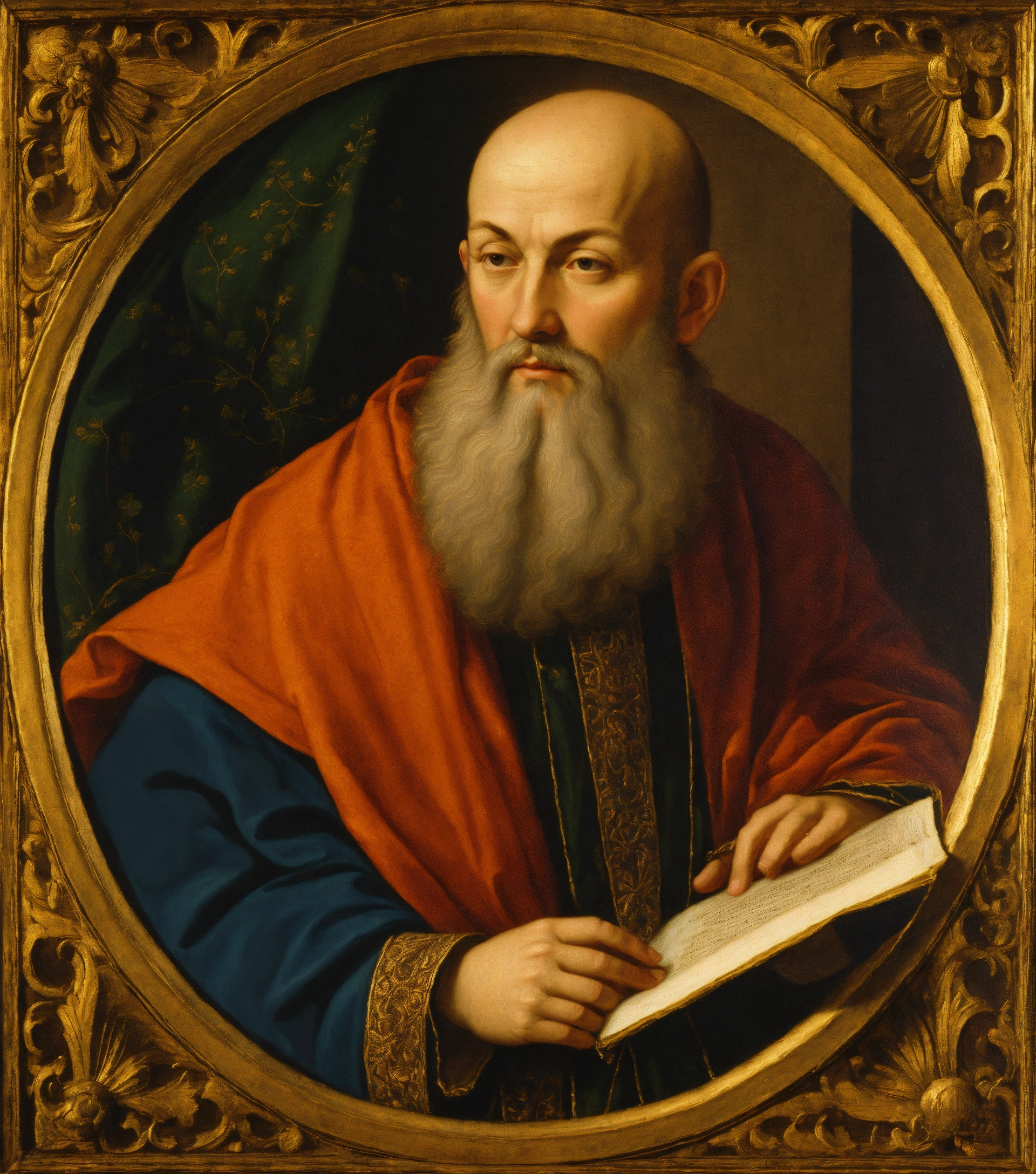 Lexica Renaissance Portrait Painting Of The Bald Prophet Elisha