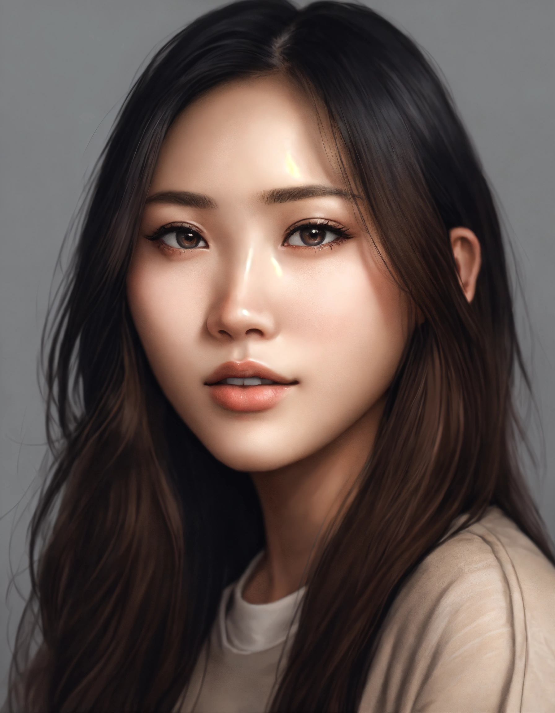 Lexica Portrait Of An Asian College Girl Light Skin Photorealistic