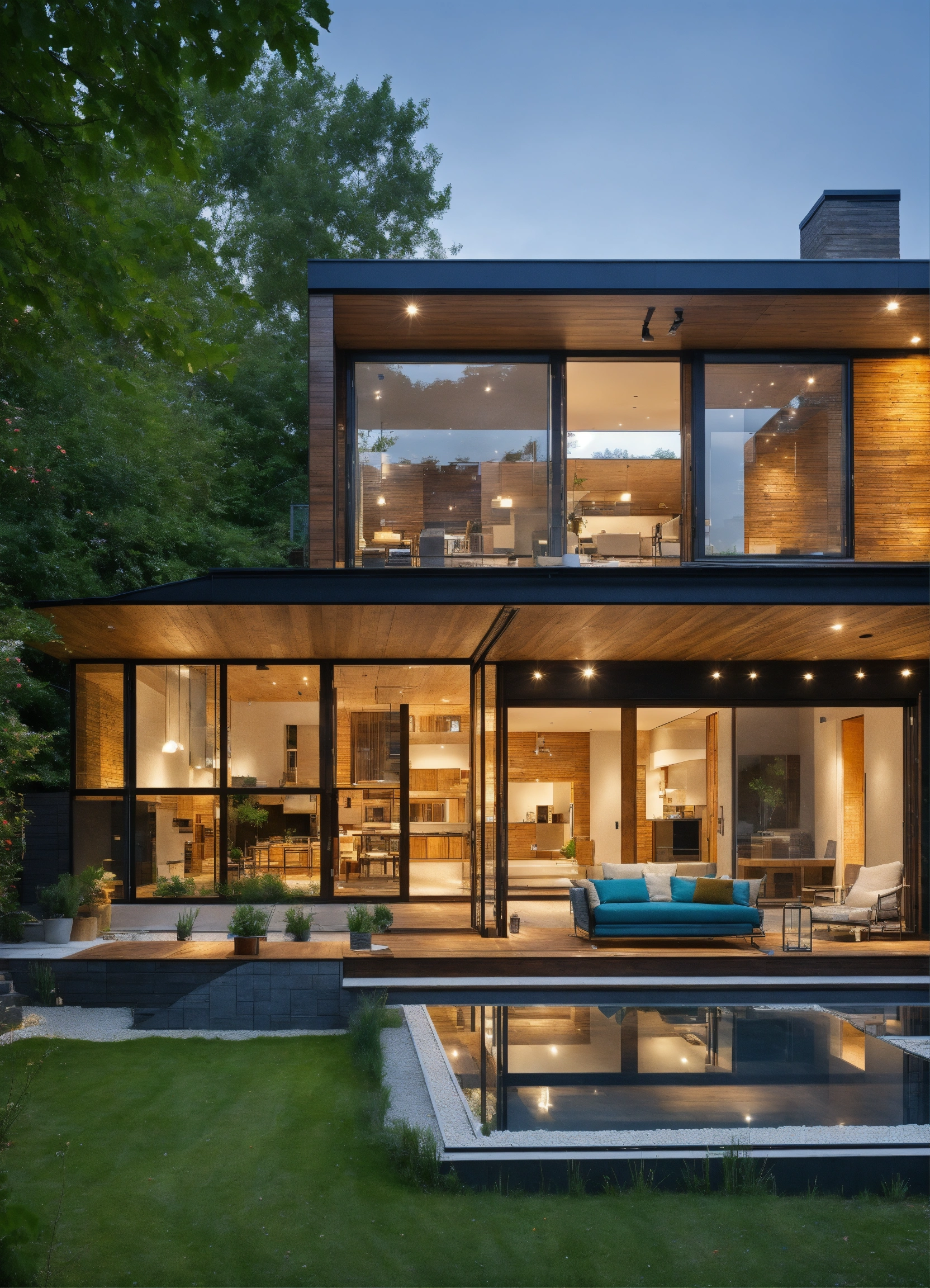 Lexica - Middle class glass contemporary clean home