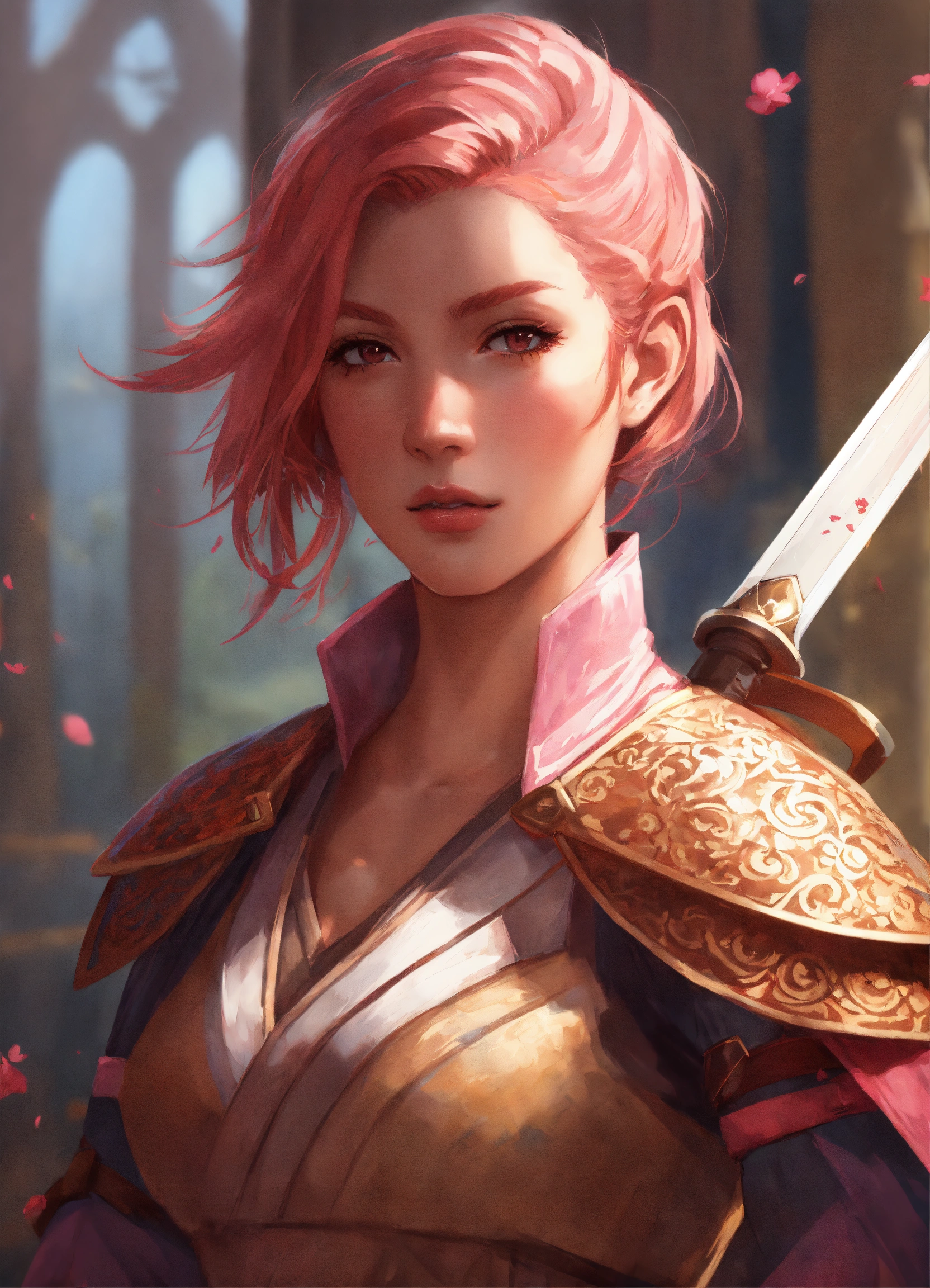 Lexica - Concept art, character design, swordswoman, lithe pale woman ...