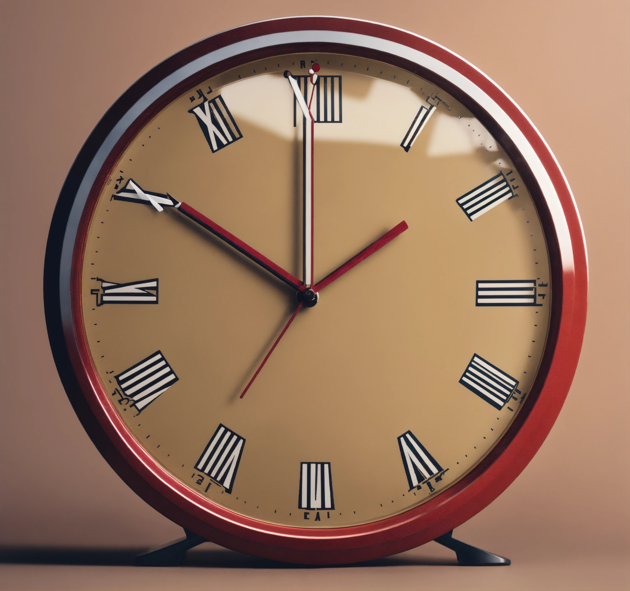 Lexica - Moving clock, logo, minimalistic design,