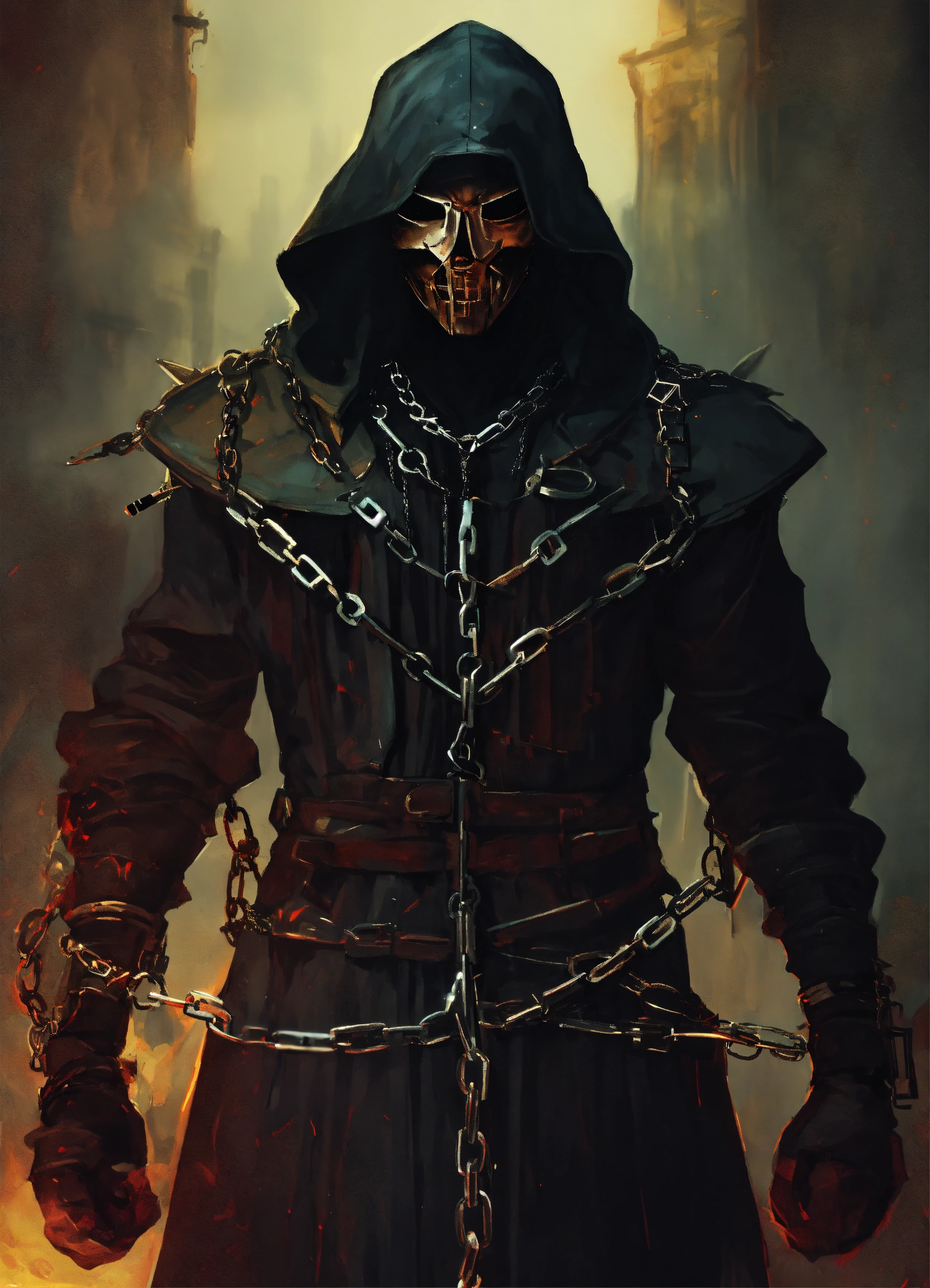 Lexica A evil human that wears an executioner mask, has long chains