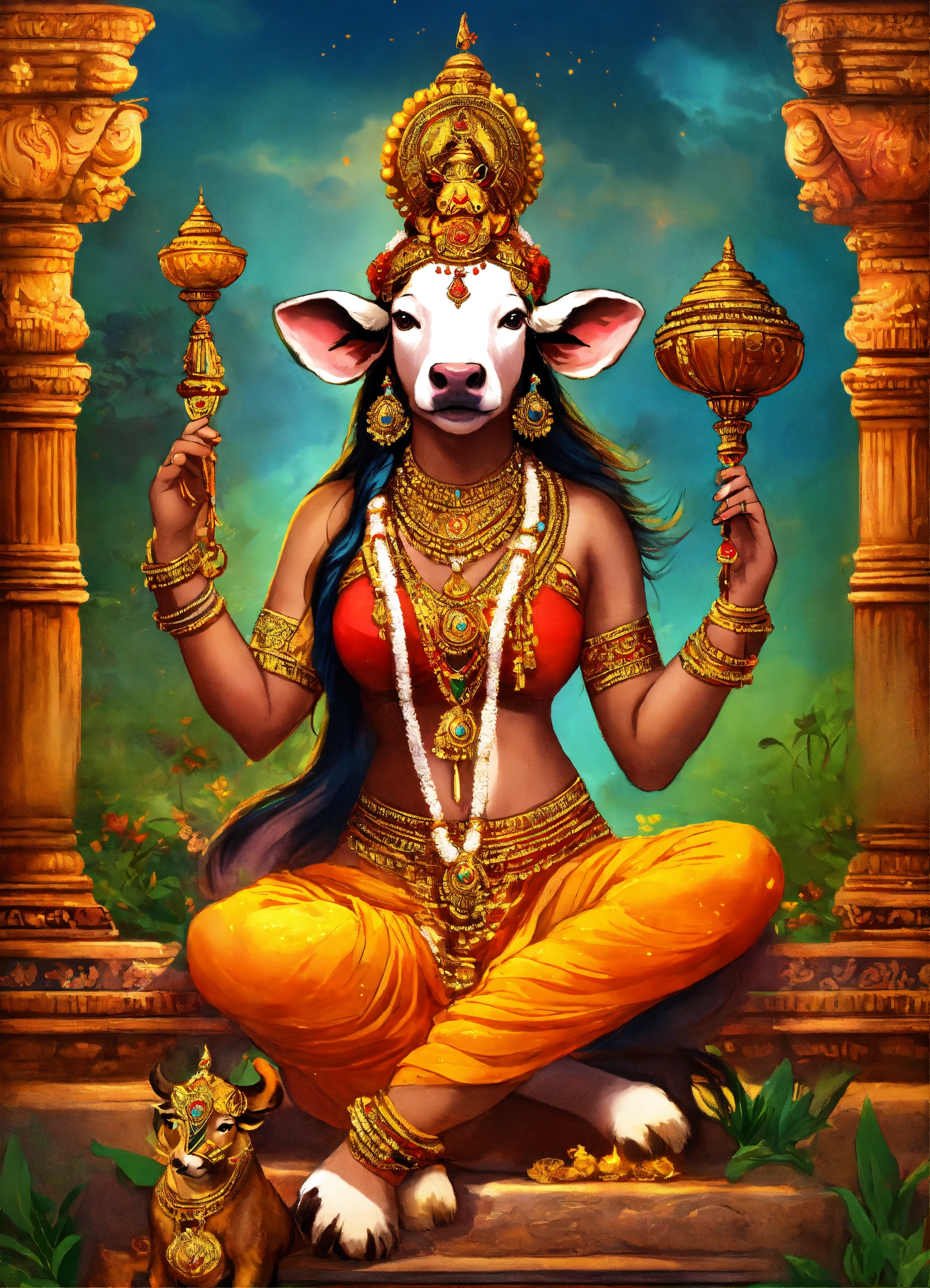 Lexica - Hindu cow goddess, mystical