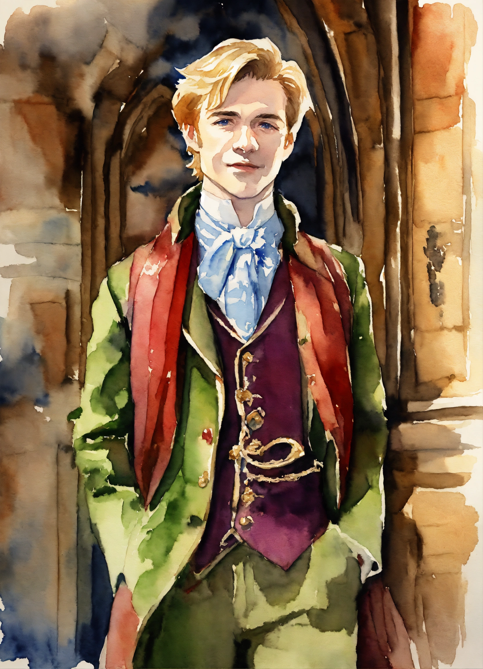 Lexica Gilderoy Lockhart Watercolor