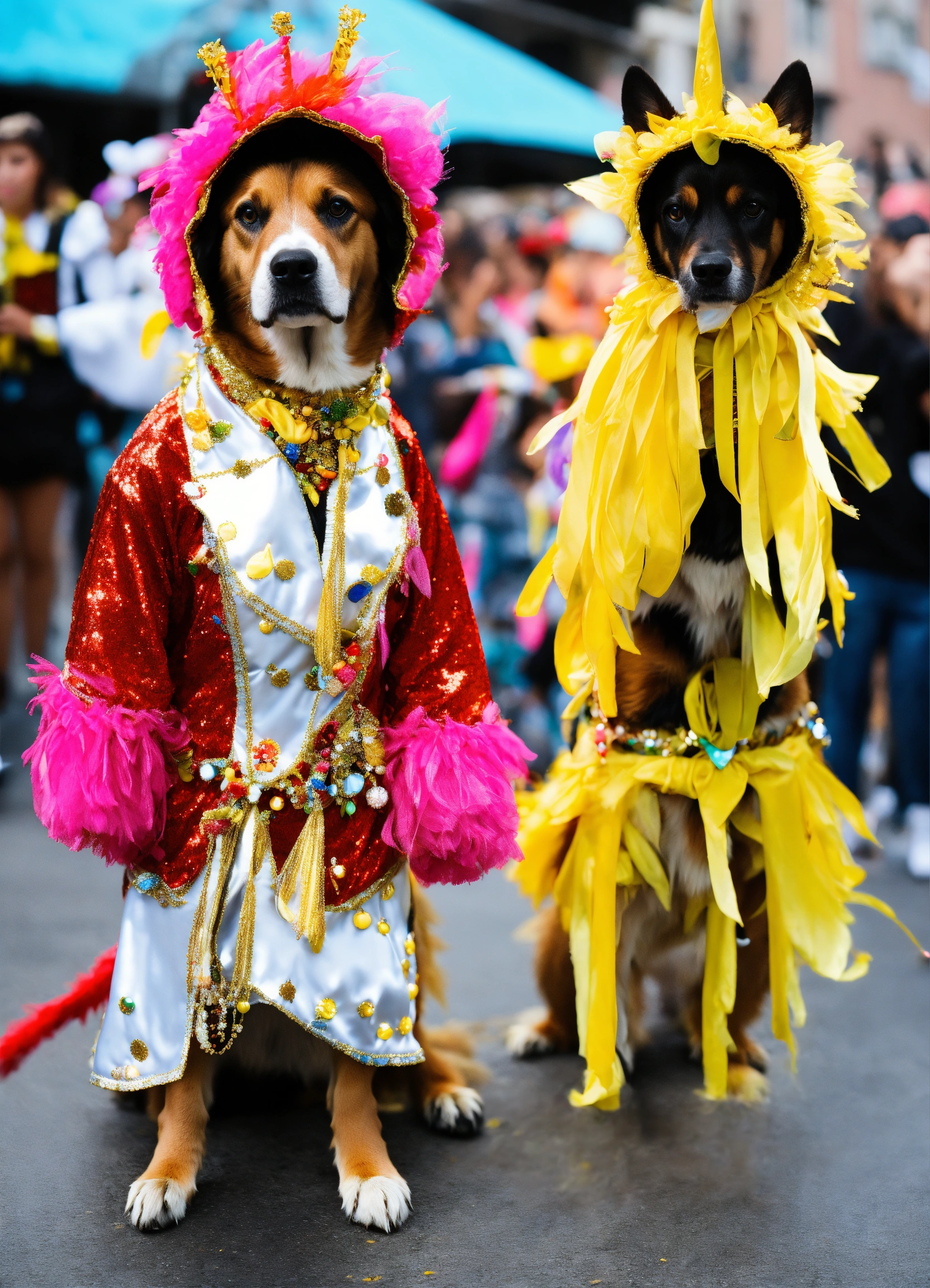 Lexica - Ddog costumes detailed costumes fashion design parade